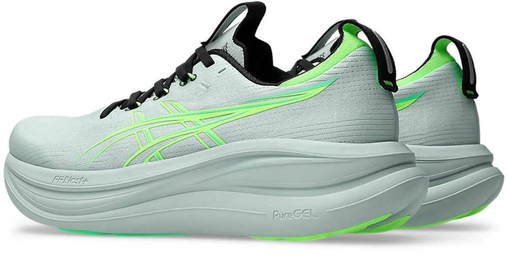 Кросівки для бігу чоловічі Asics Gel-Nimbus 28 1011C127-400 44.5 (10.5 US) сіро-зеленіфото