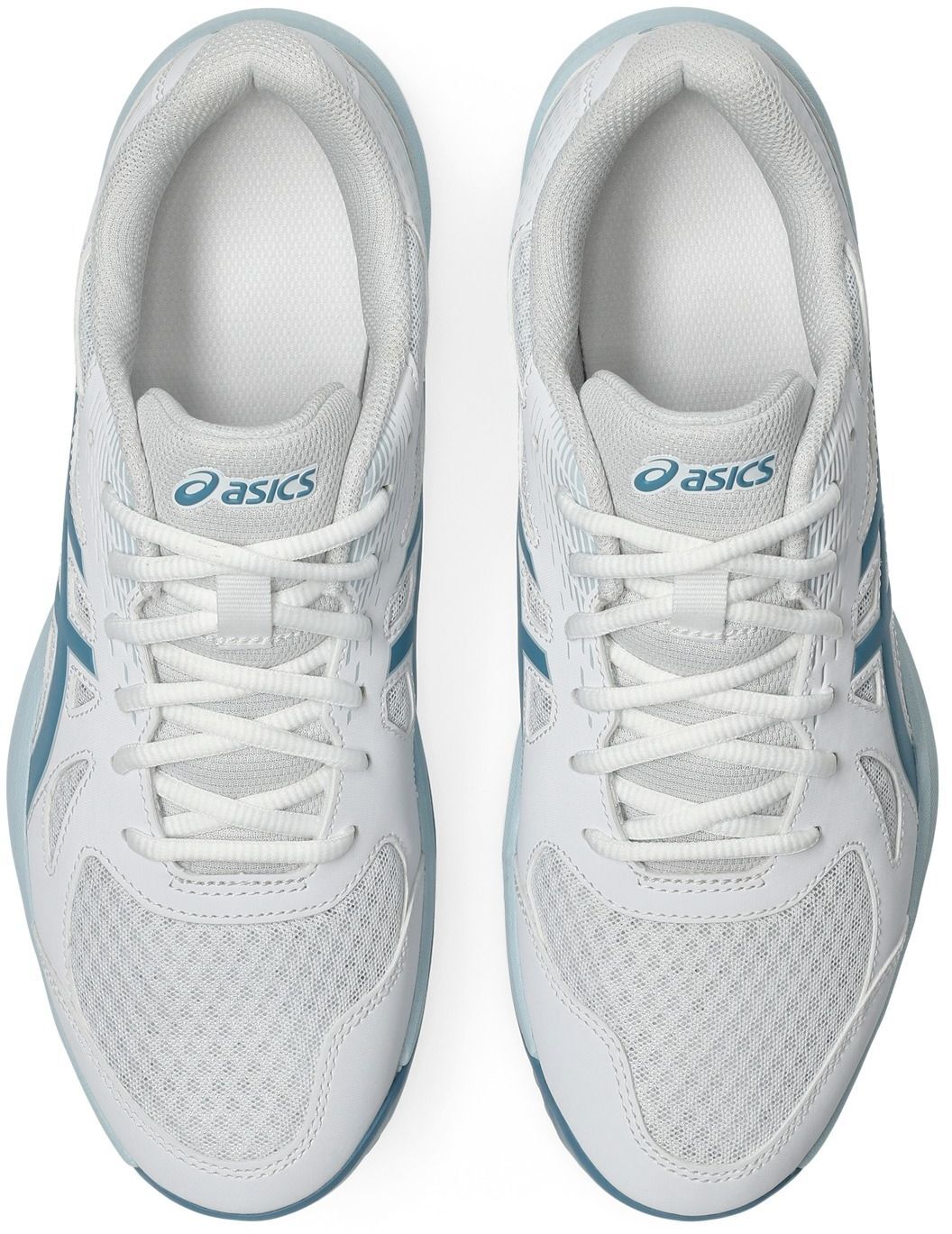 Кроссовки волейбольные мужские Asics Upcourt 6 1071A104-105 44 (10 US) белые/бирюзовые фото 6