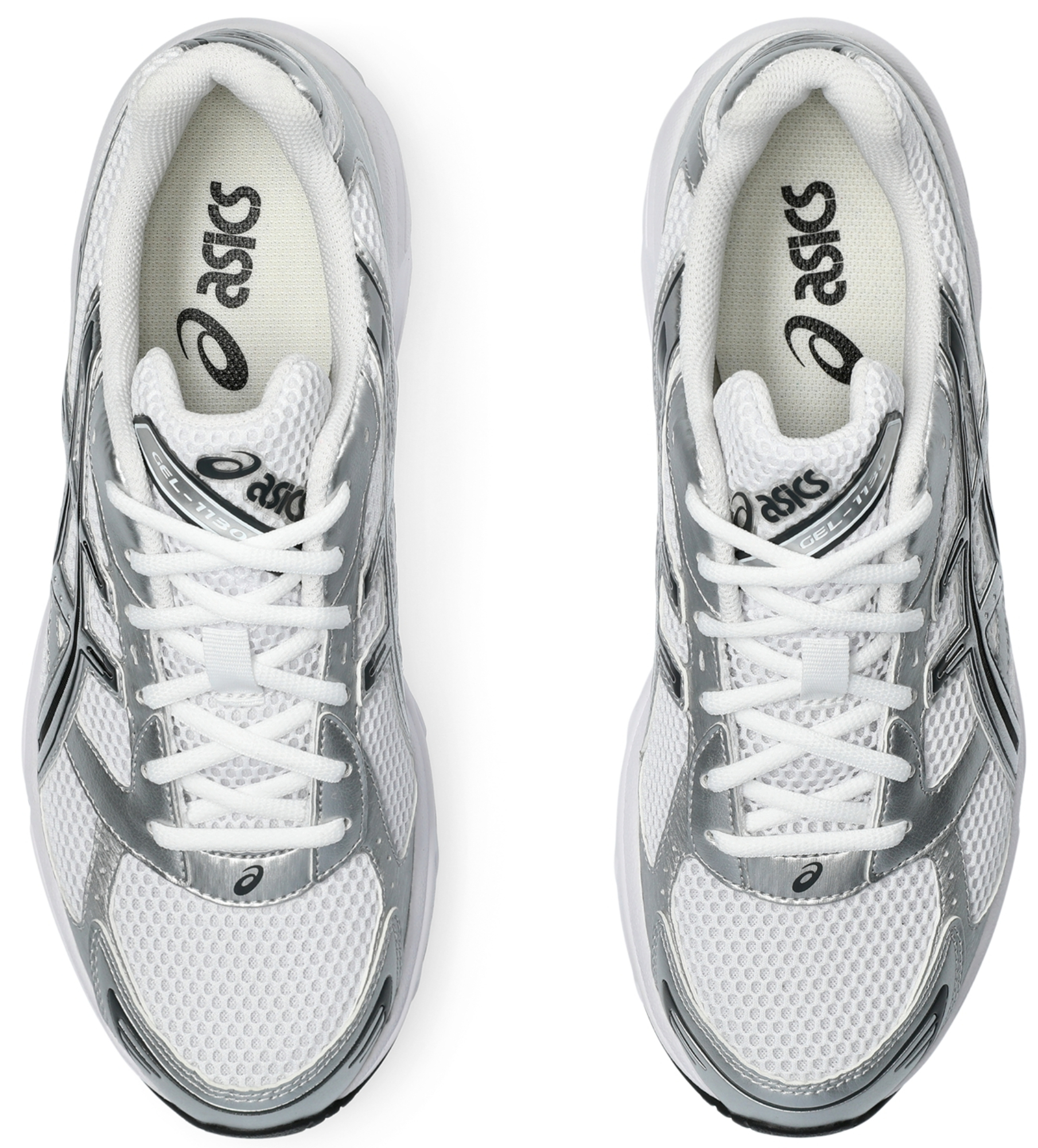 Кроссовки Asics Gel-1130 1201B020-100 44.5 (10.5 US) белые/серебреные фото 5