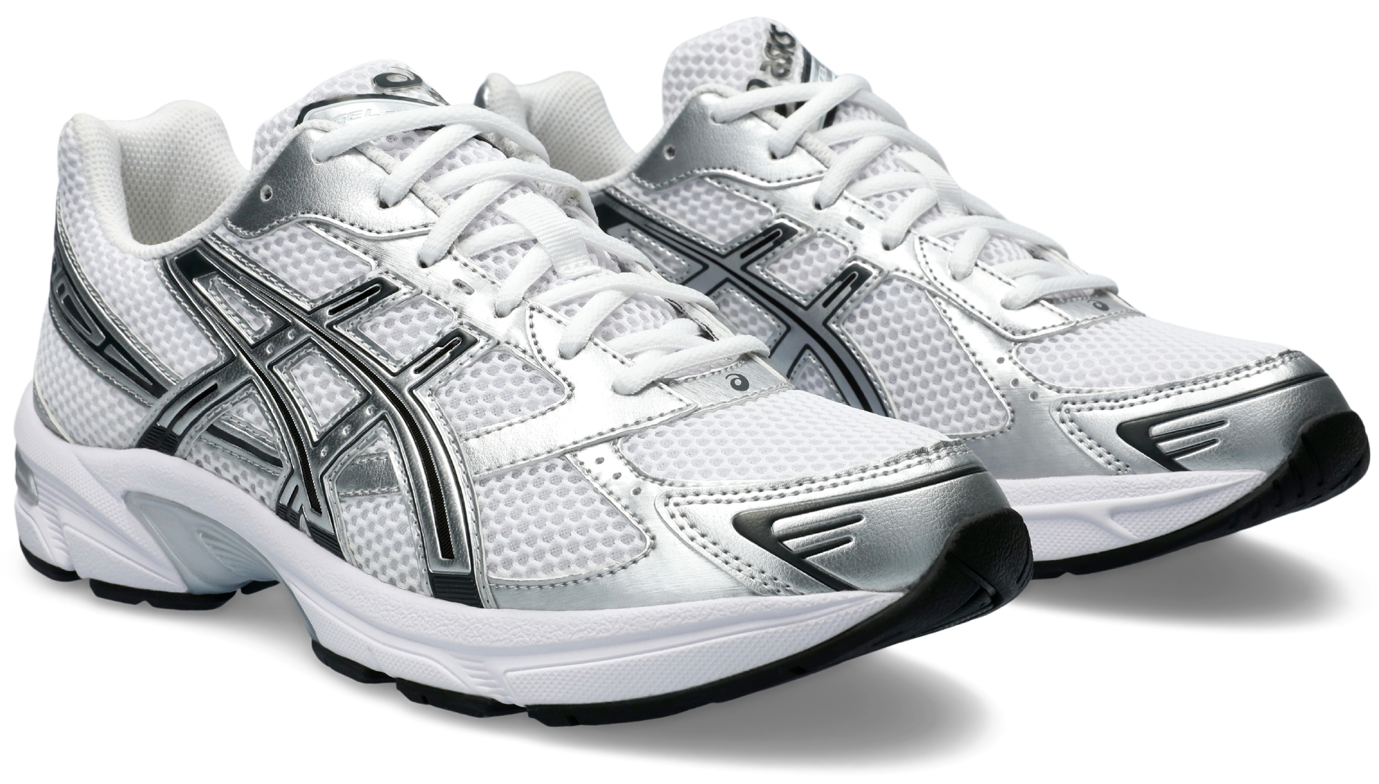 Кроссовки Asics Gel-1130 1201B020-100 48 (13 US) белые/серебреные фото 3