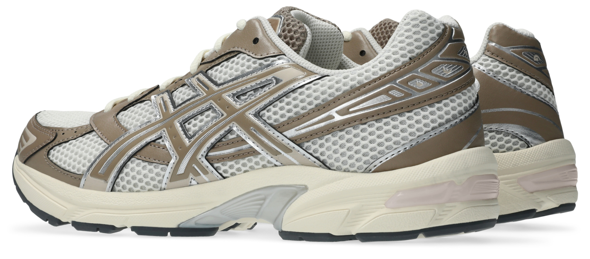 Кроссовки Asics Gel-1130 1203A609-108 45 (11 US) белые/коричневые фото 3