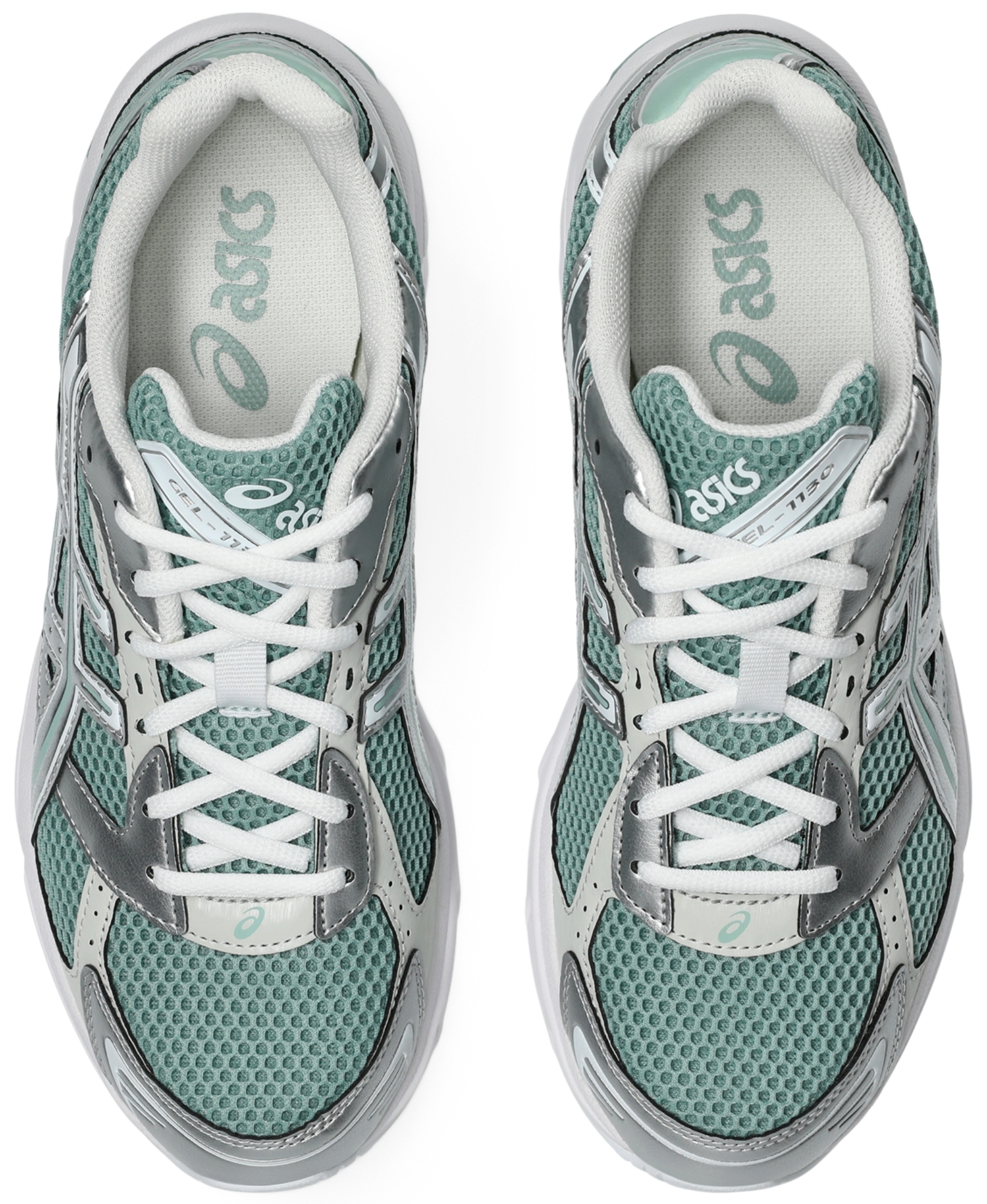 Кроссовки Asics Gel-1130 1203A609-300 39 (6 US) белые/бирюзовые фото 