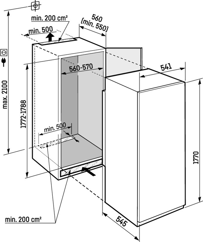 Встраиваемый холодильник Liebherr IRBSD5120 фото 