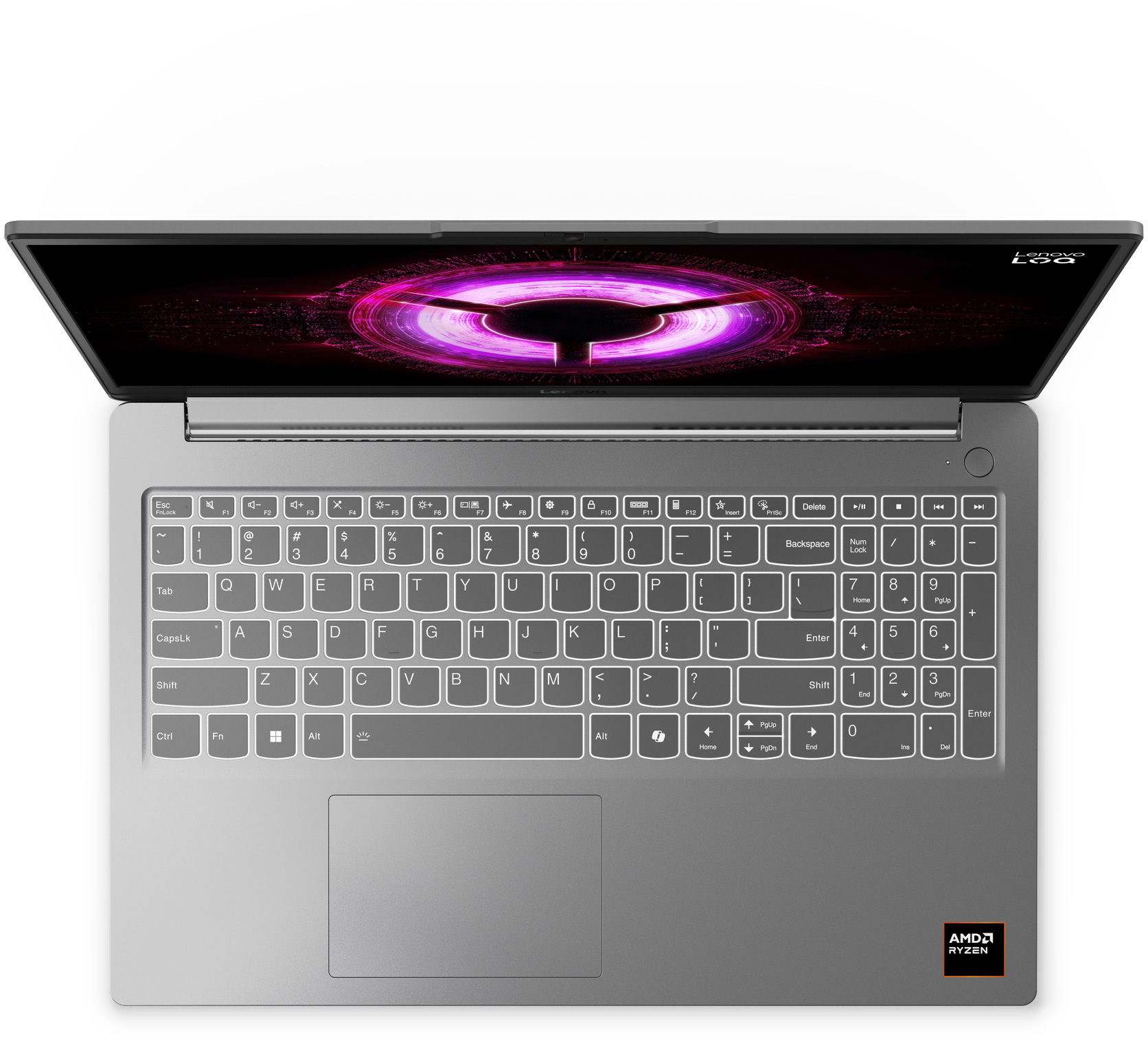 Ноутбук LENOVO LOQ 15ARP10E Luna Grey (83S0001URA)фото4