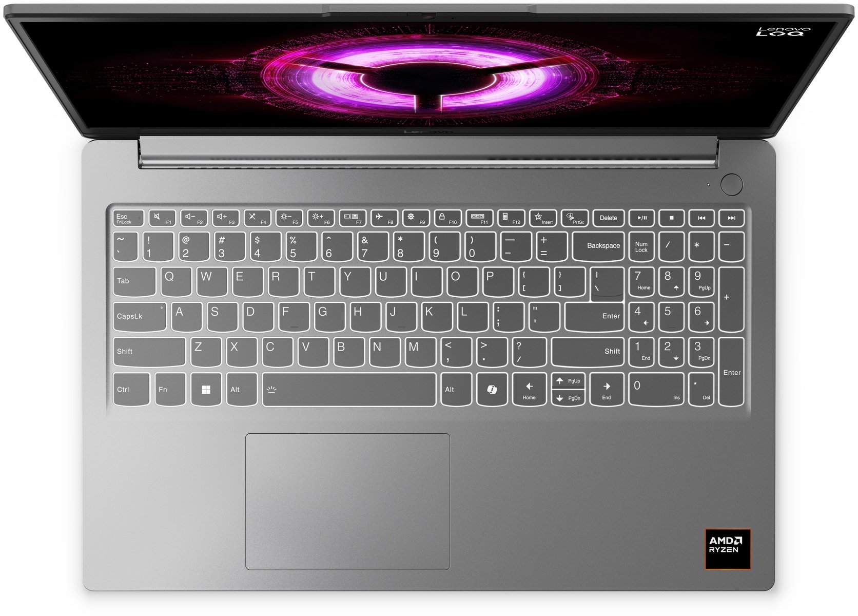 Ноутбук LENOVO LOQ 15ARP10E Luna Grey (83S0001URA) фото 