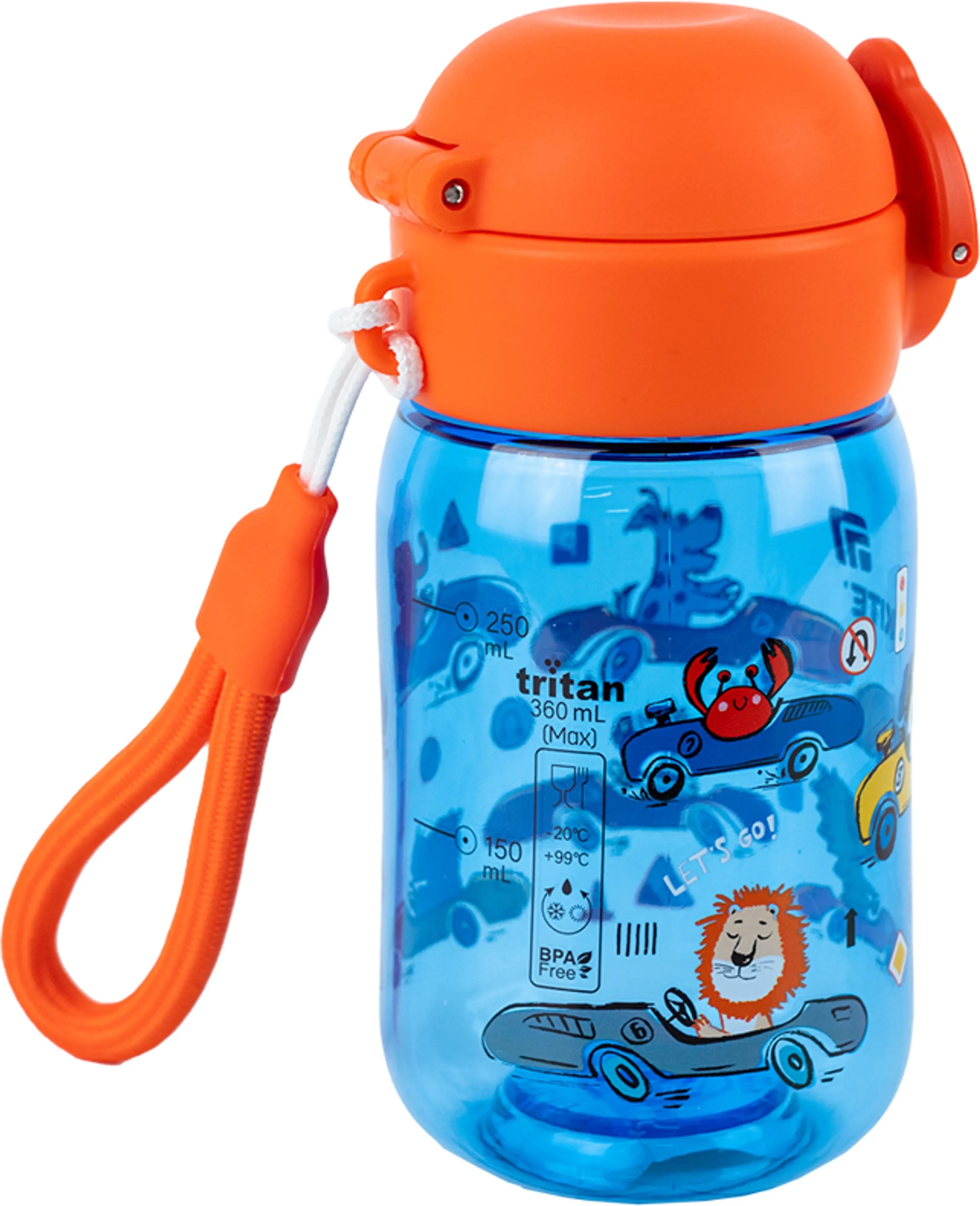 Пляшечка для води Kite, 360 мл, Cars, K25-1235-2фото