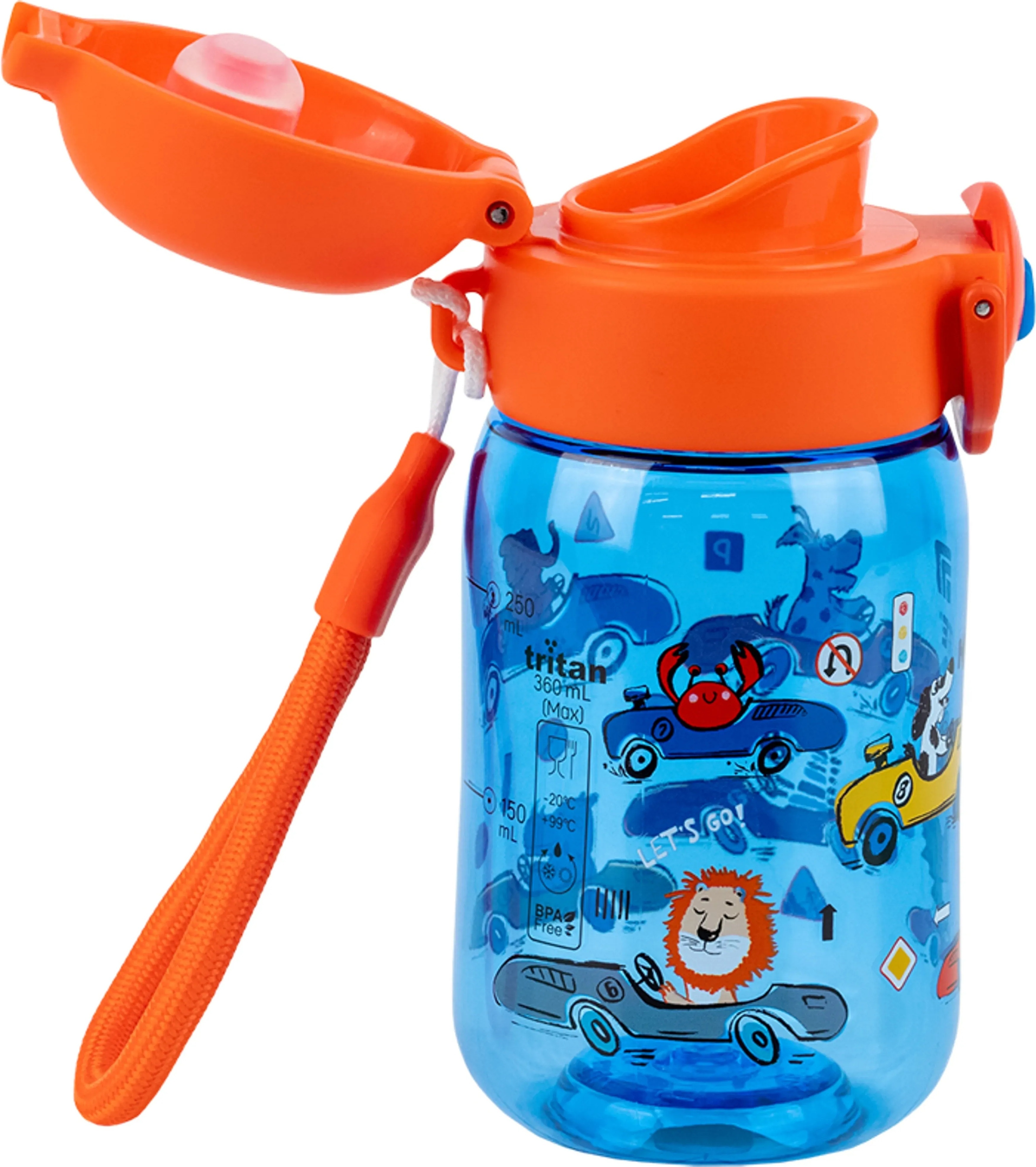 Пляшечка для води Kite, 360 мл, Cars, K25-1235-2фото