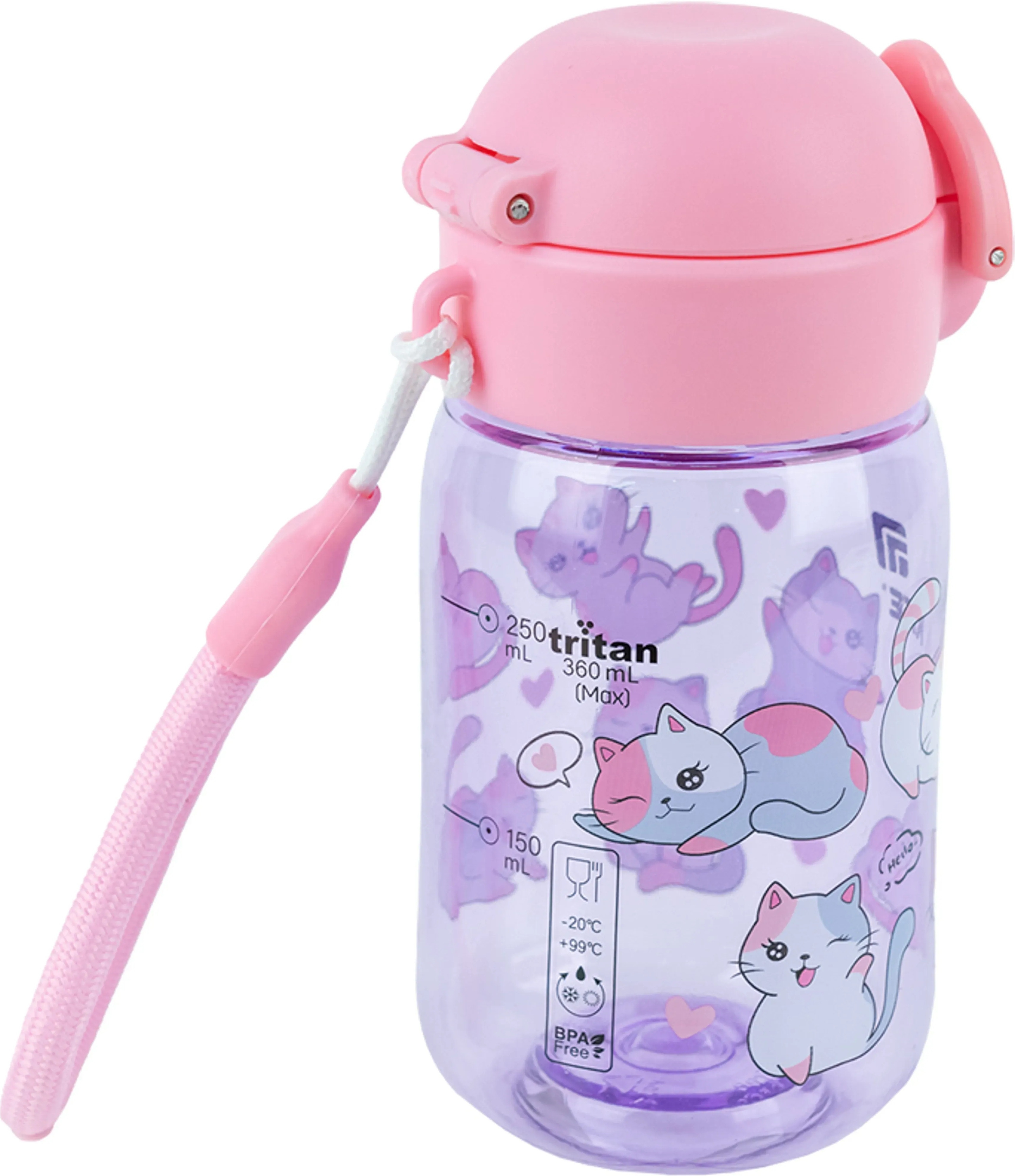 Бутылочка для воды Kite, 360 мл, Cats, K25-1235-1 фото 