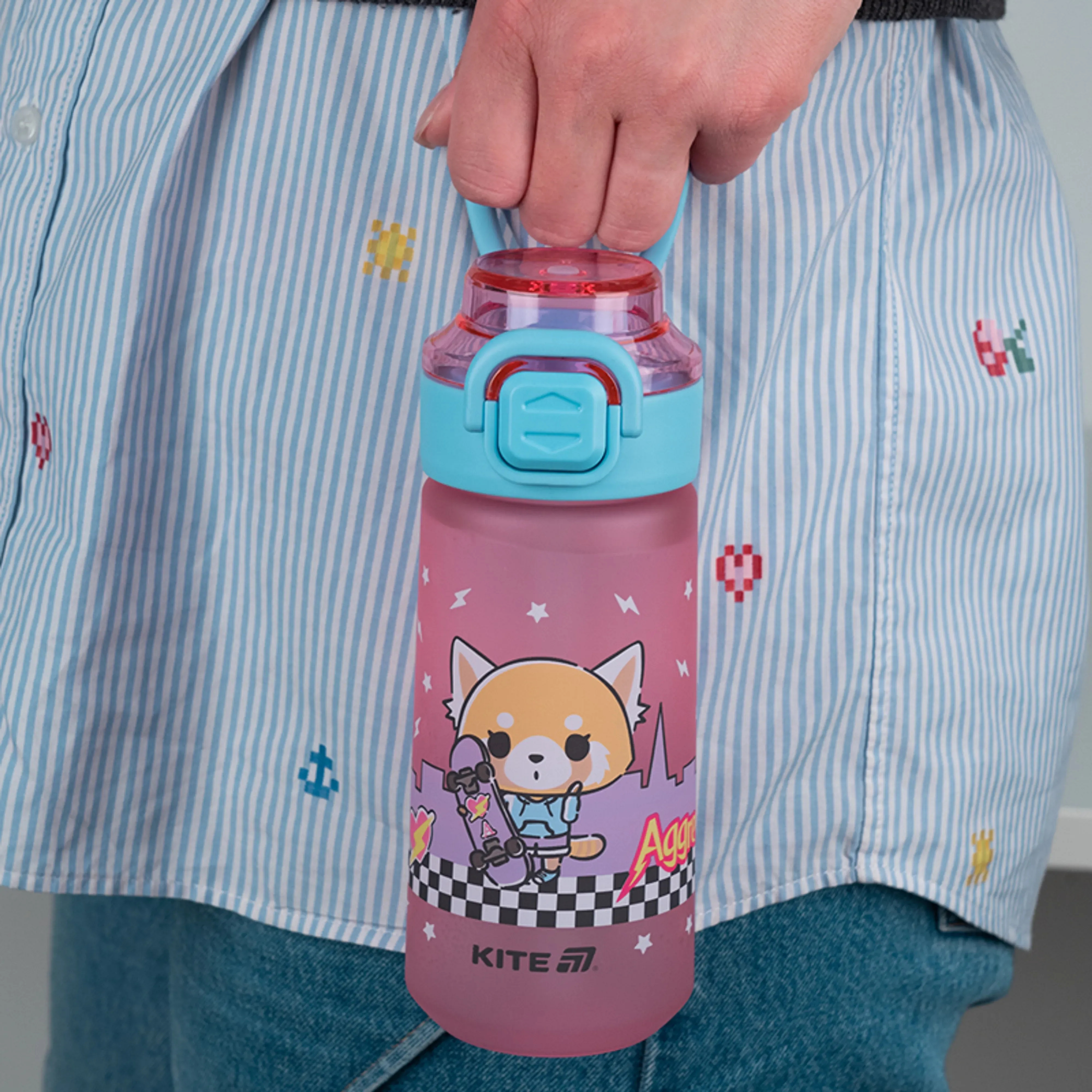Бутылочка для воды Kite, 560 мл, Aggretsuko, AR25-1213 фото 