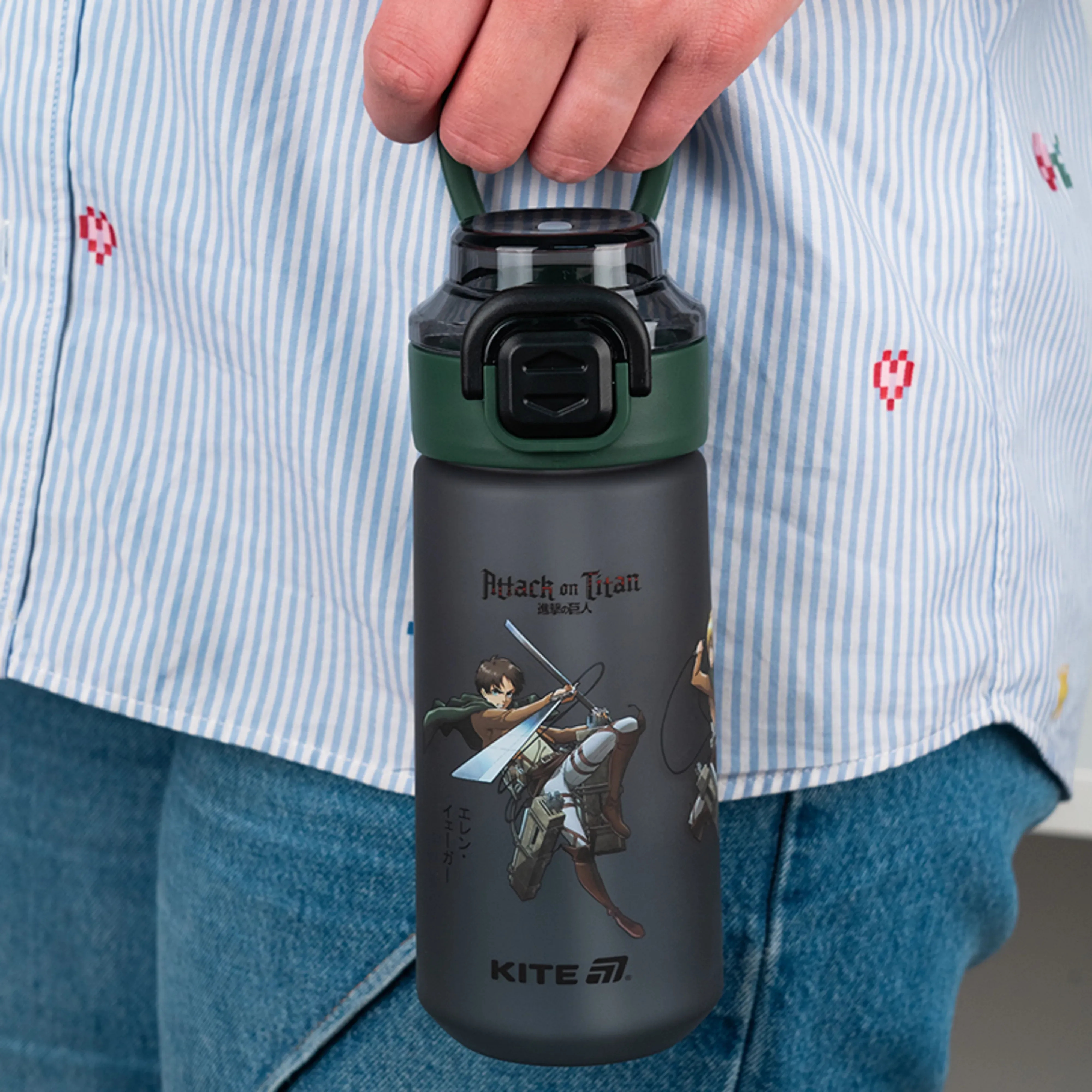 Бутылочка для воды Kite, 560 мл, Attack on Titan, AT25-1213 фото 