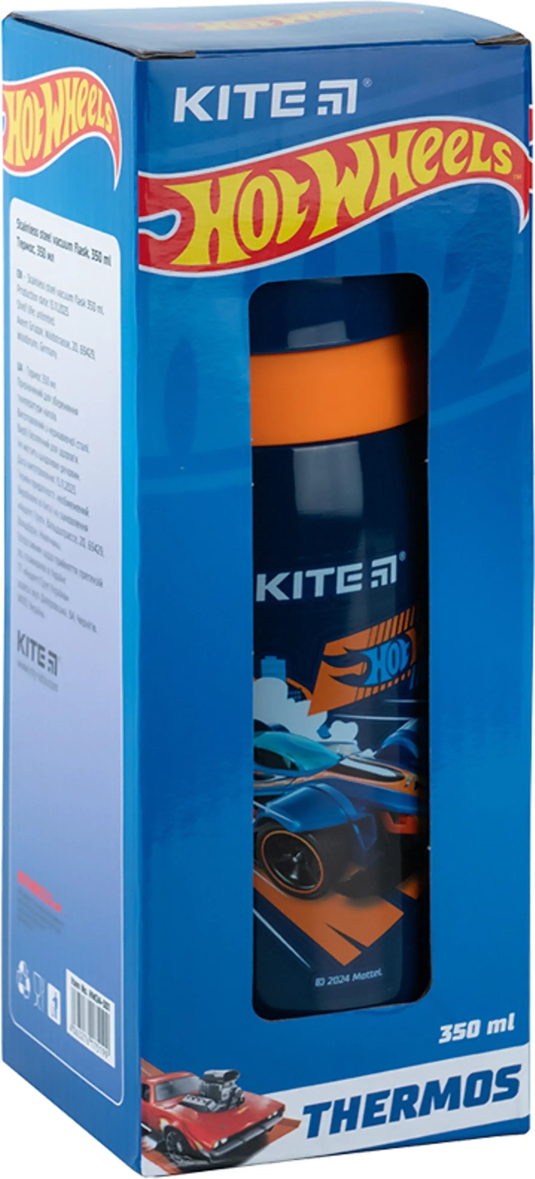 Термос Kite 350 мл, Hot Wheels, HW24-301 фото 