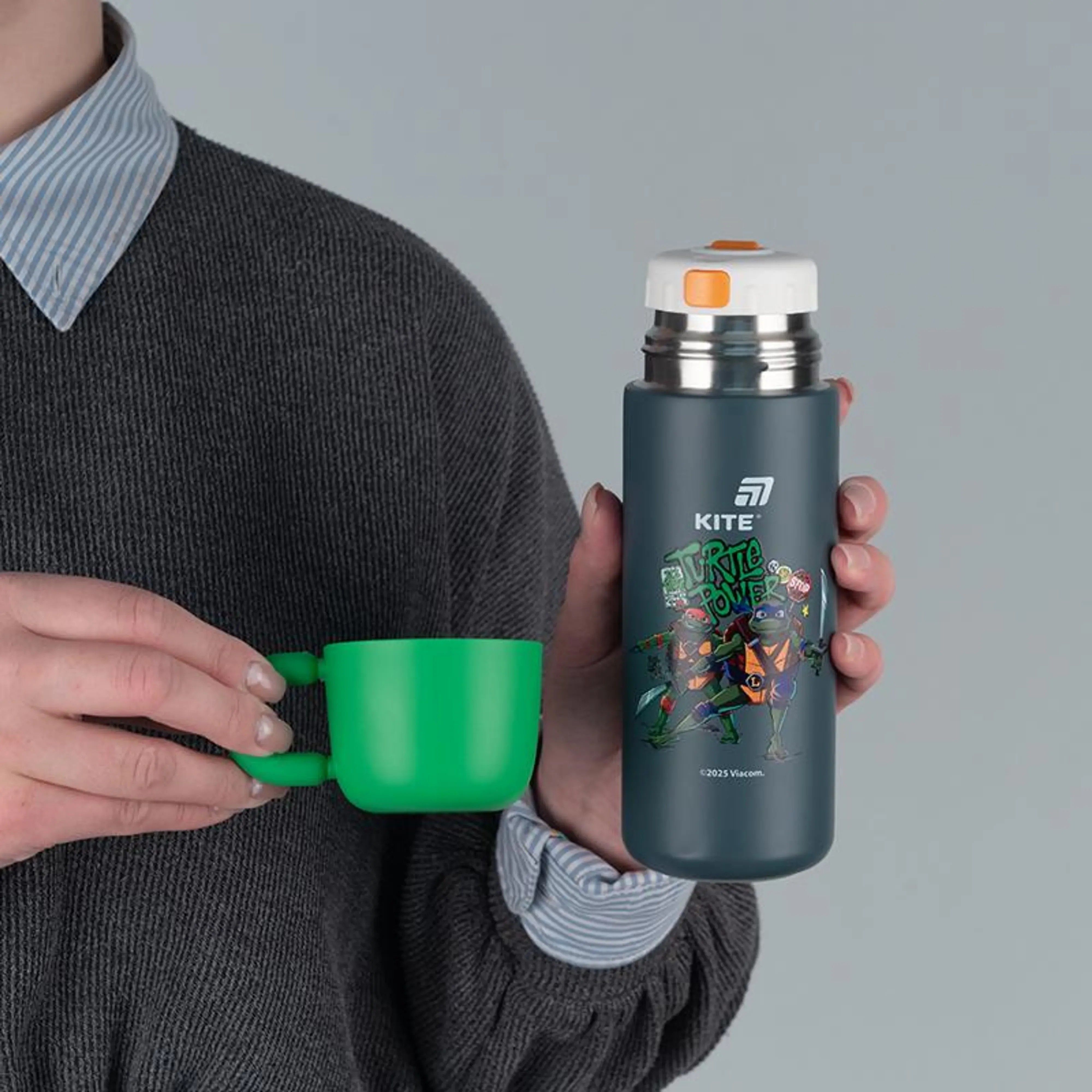 Термос Kite, 480 мл, Ninja Turtles, NT25-312 фото 