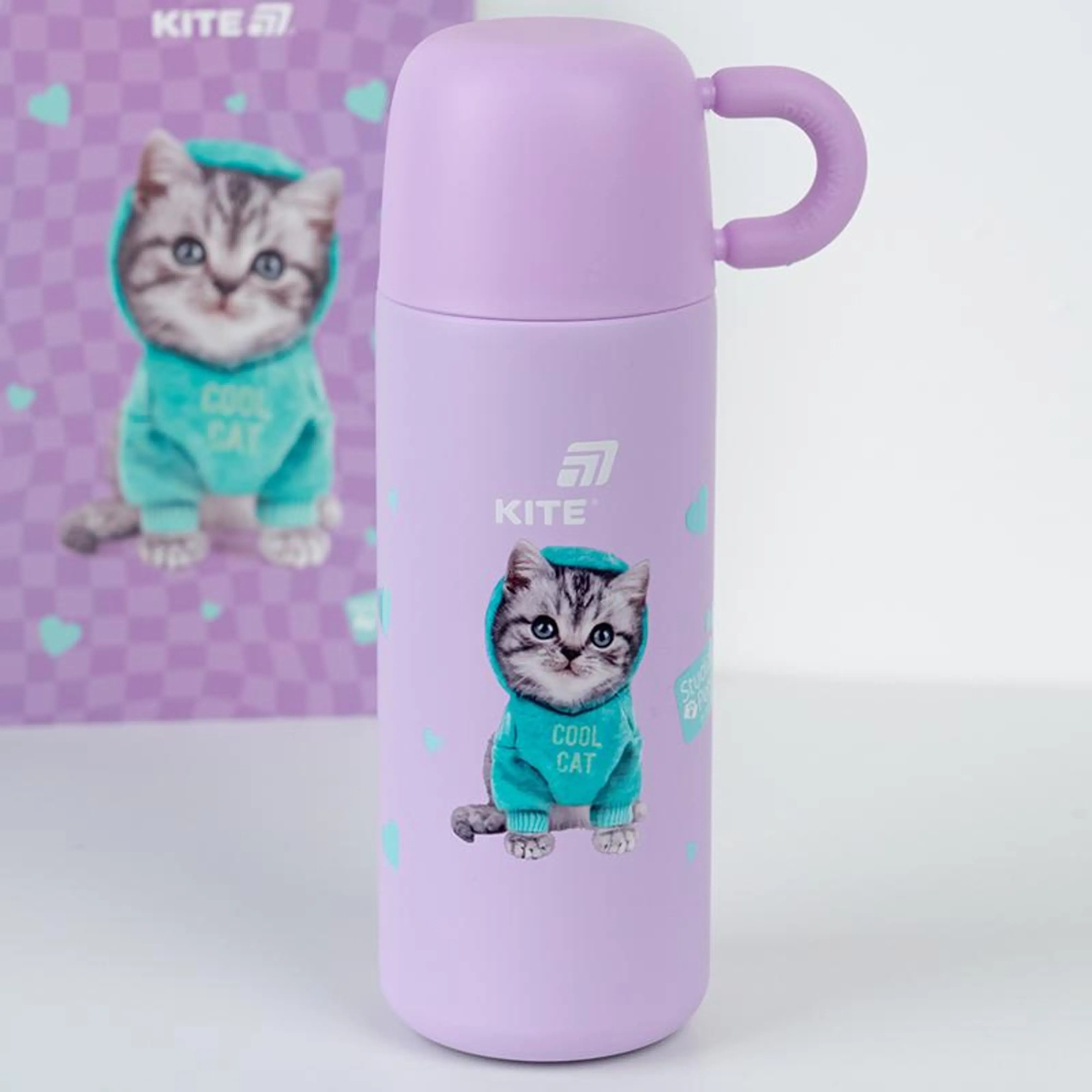 Термос Kite, 480 мл, Studio Pets, SP25-312 фото 