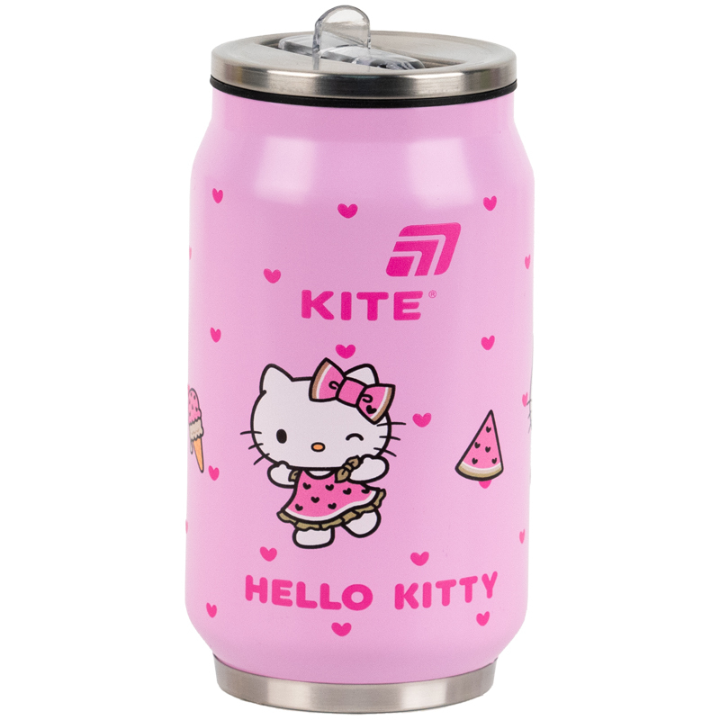 Термочашка з трубочкою Kite, 350мл Hello Kitty, HK25-1263 фото5