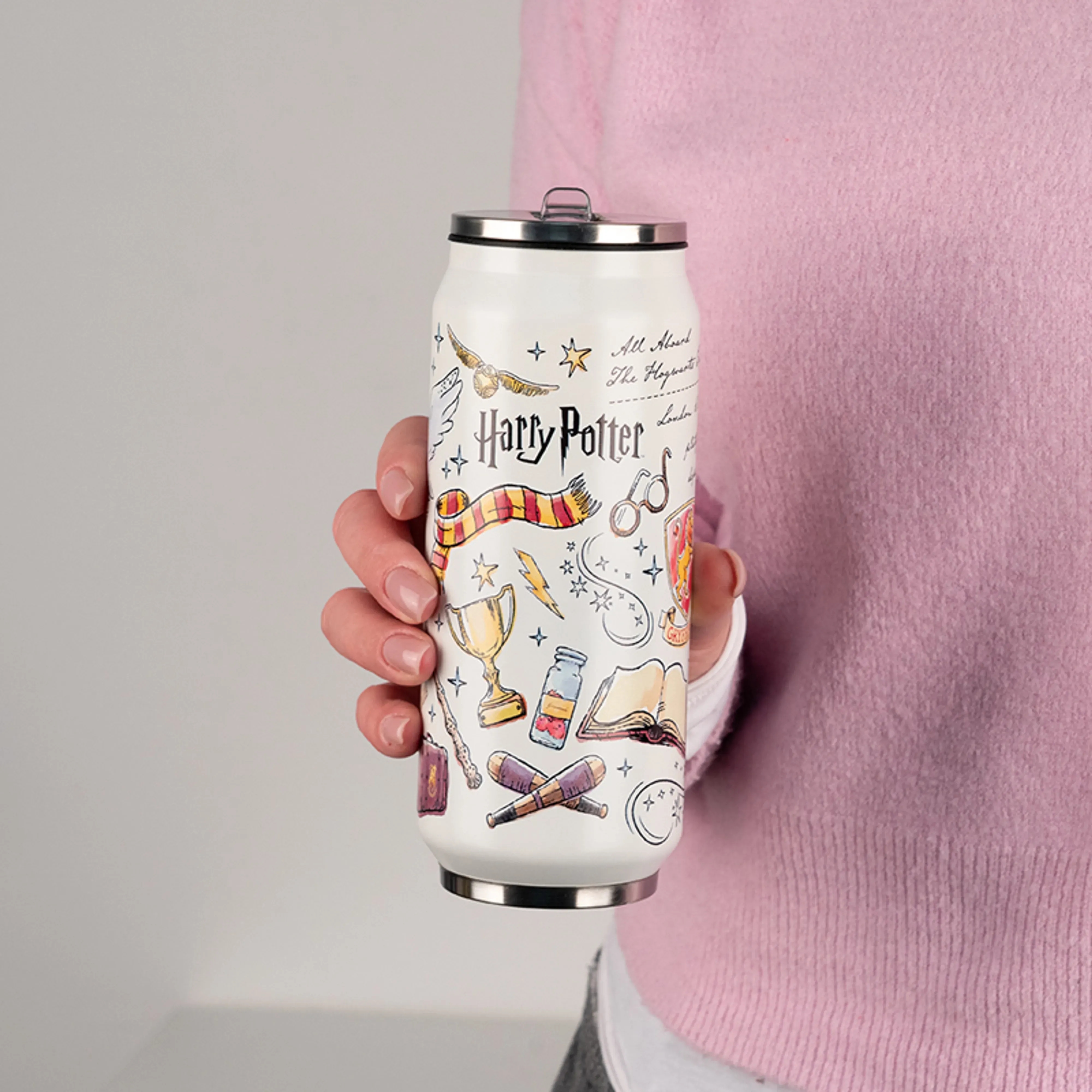 Термочашка с трубочкой Kite, 500мл, Harry Potter, HP25-1264 фото 