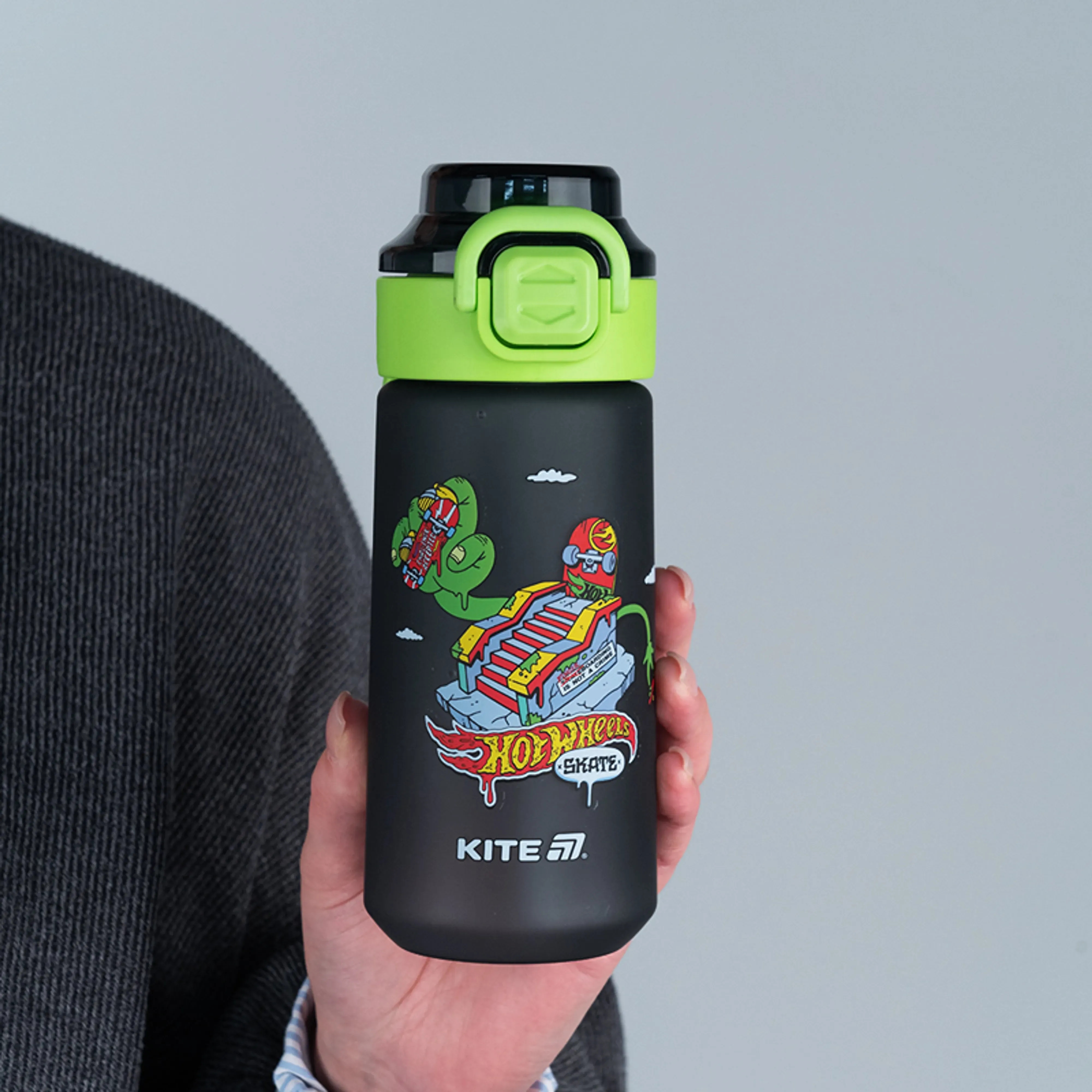 Бутылочка для воды Kite, 560 мл, Hot Wheels, HW25-1213 фото 