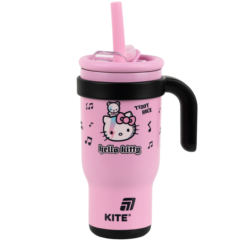 Термокружка з трубочкою Kite, 530мл, Hello Kitty, HK25-1266 фото9