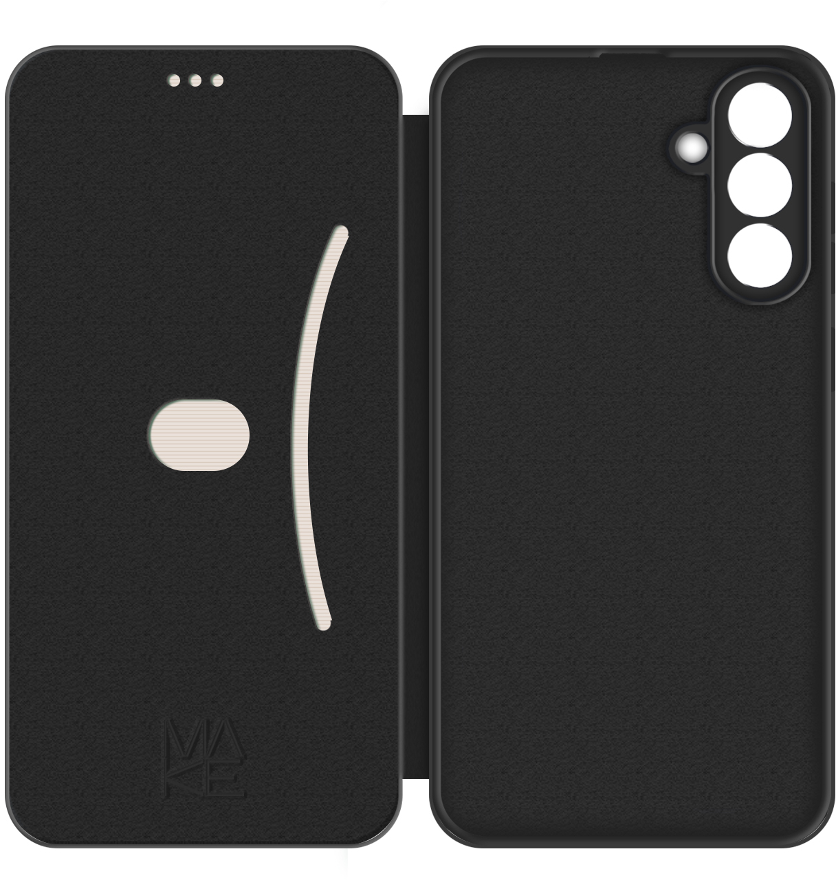 Чехол-книжка MakeFuture для Samsung A37 Flip Black (MCP-SA37BK) фото 