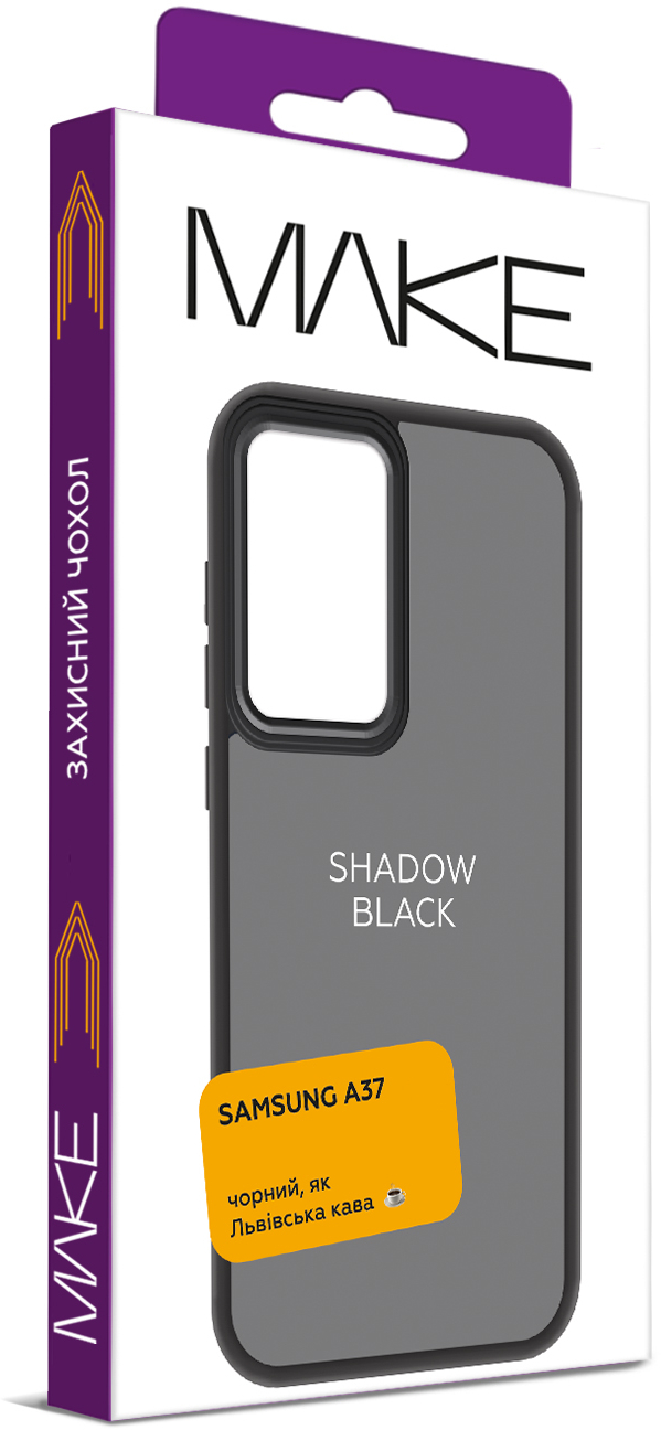 Чехол MakeFuture для Samsung A37 Shadow Black (MCSD-SA37BK) фото 