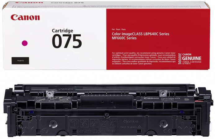 Картридж лазерний Canon 075M MF664Cdw/MF667Cdw/LBP646Cdw/LBP647Cdw Magenta (1300 стор) (6363C002)фото