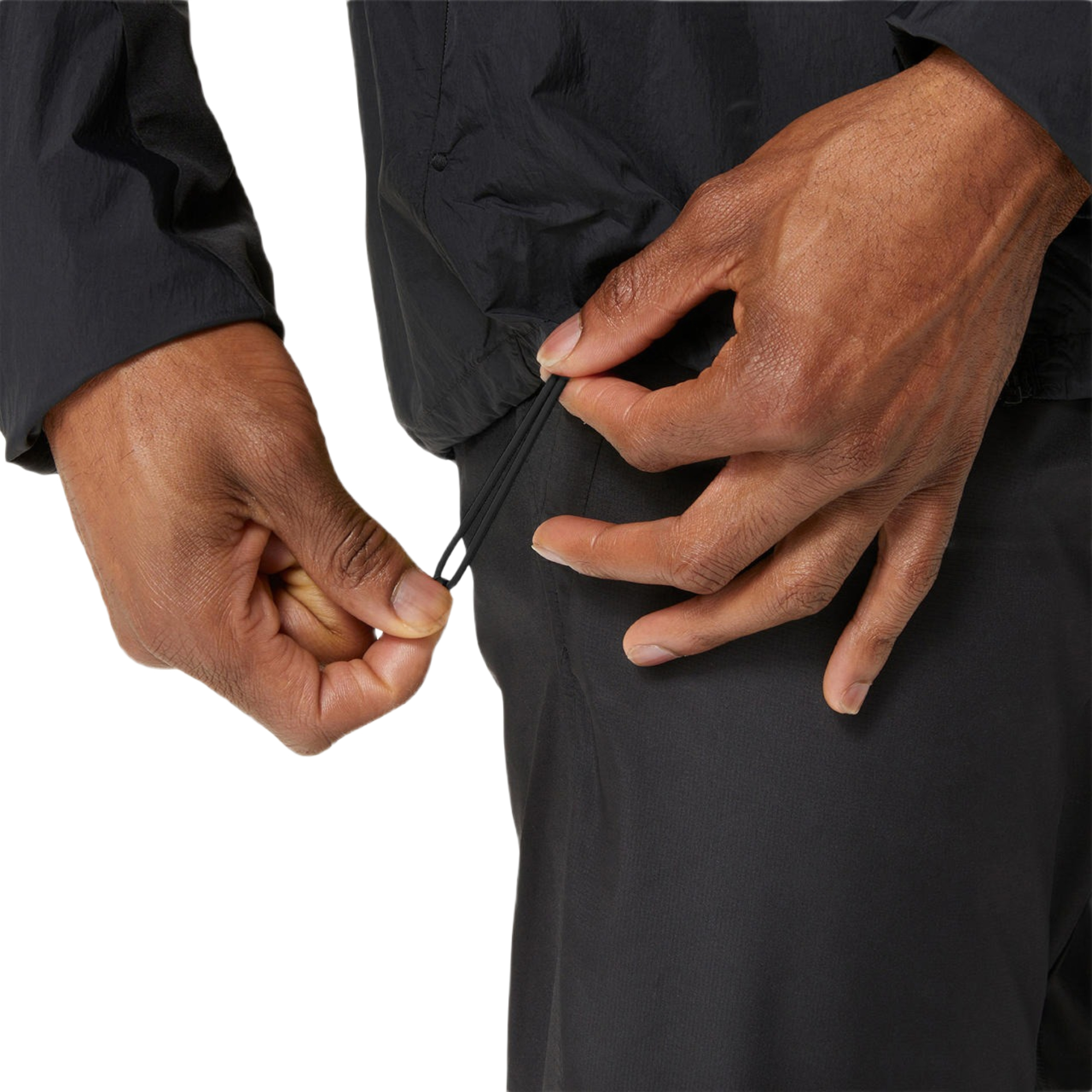 Ветровка спортивная мужская Asics Road Packable Jacket 2011D084-001 M черная фото 