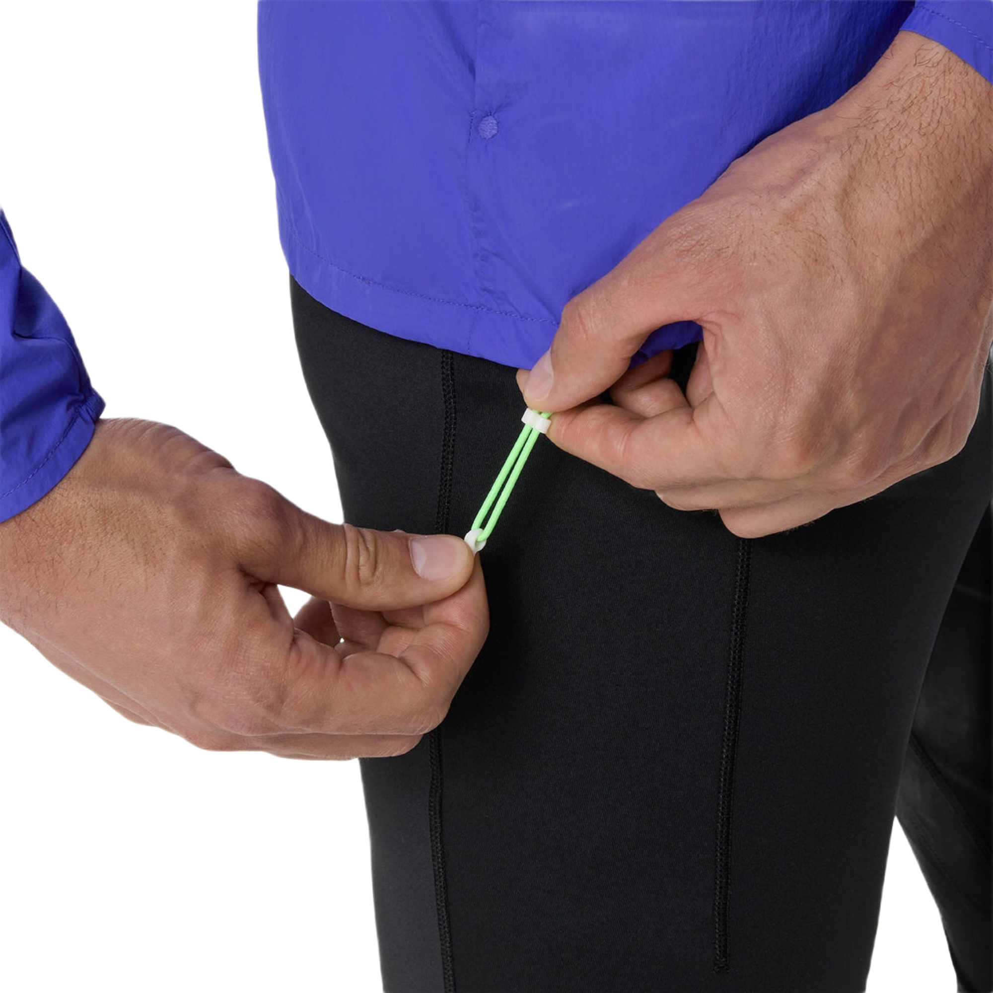 Ветровка спортивная мужская Asics Road Packable Jacket 2011D084-403 M темно-синяя фото 