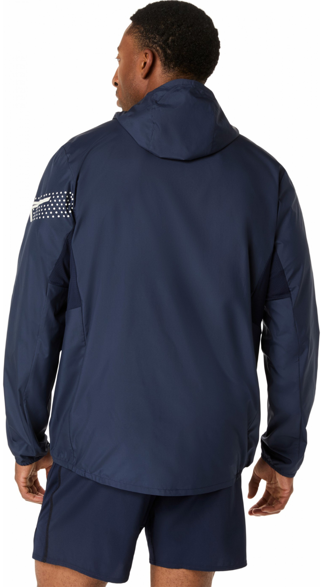 Ветровка спортивная мужская Asics Icon Jacket 2011D456-401 L черная фото 