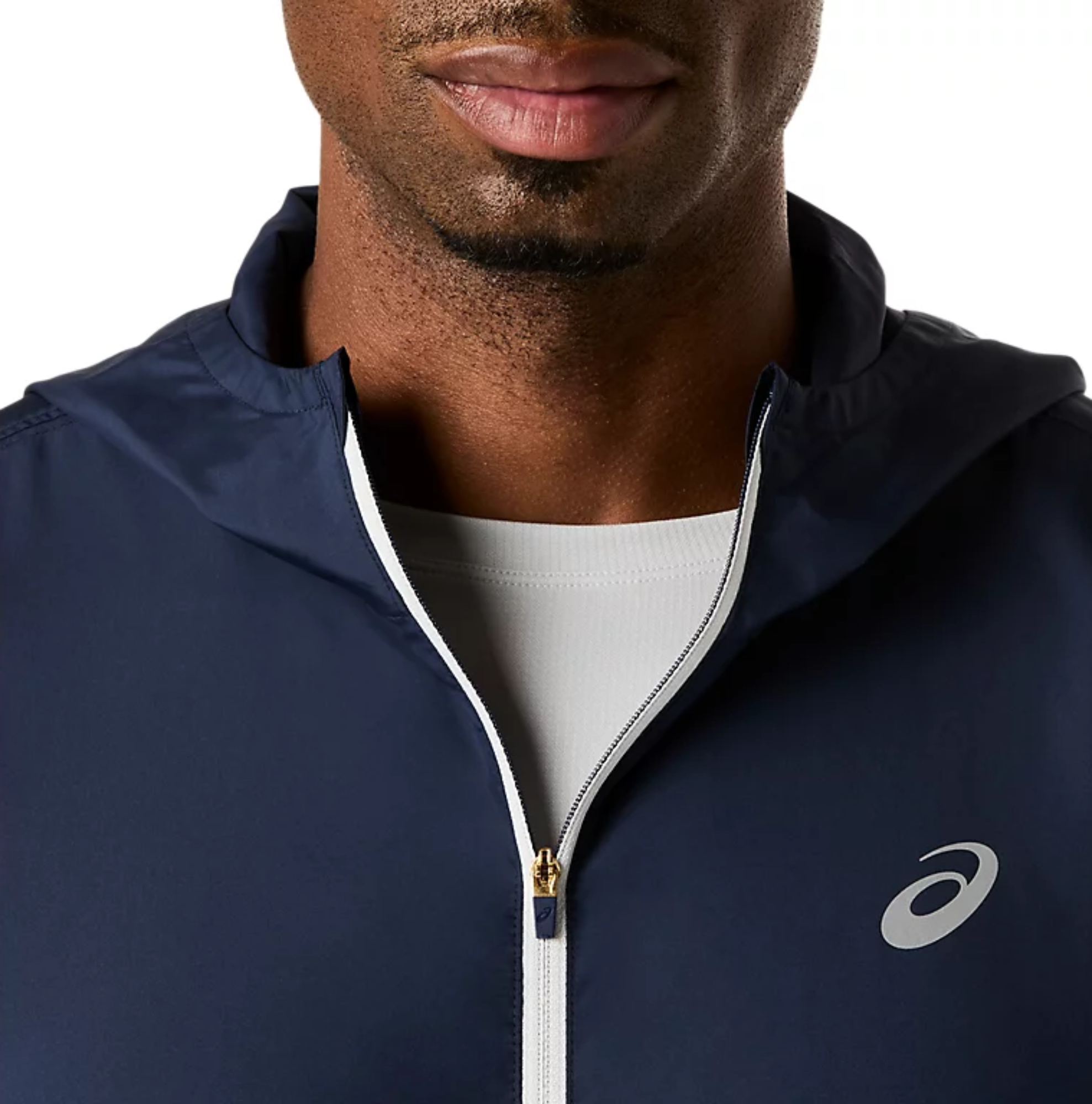 Ветровка спортивная мужская Asics Icon Jacket 2011D456-401 XL черная фото 