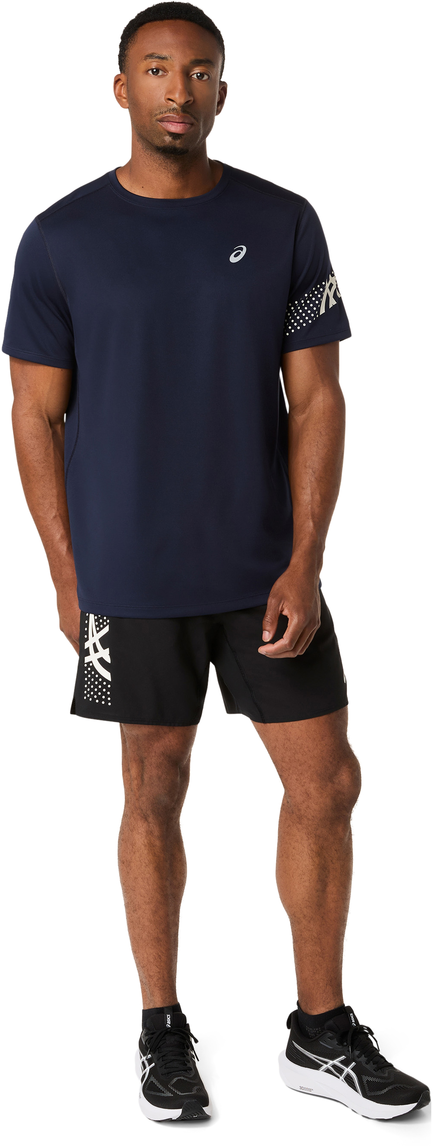 Футболка мужская Asics Icon Ss Top 2011D458-401 S темно-темно-синяя фото 