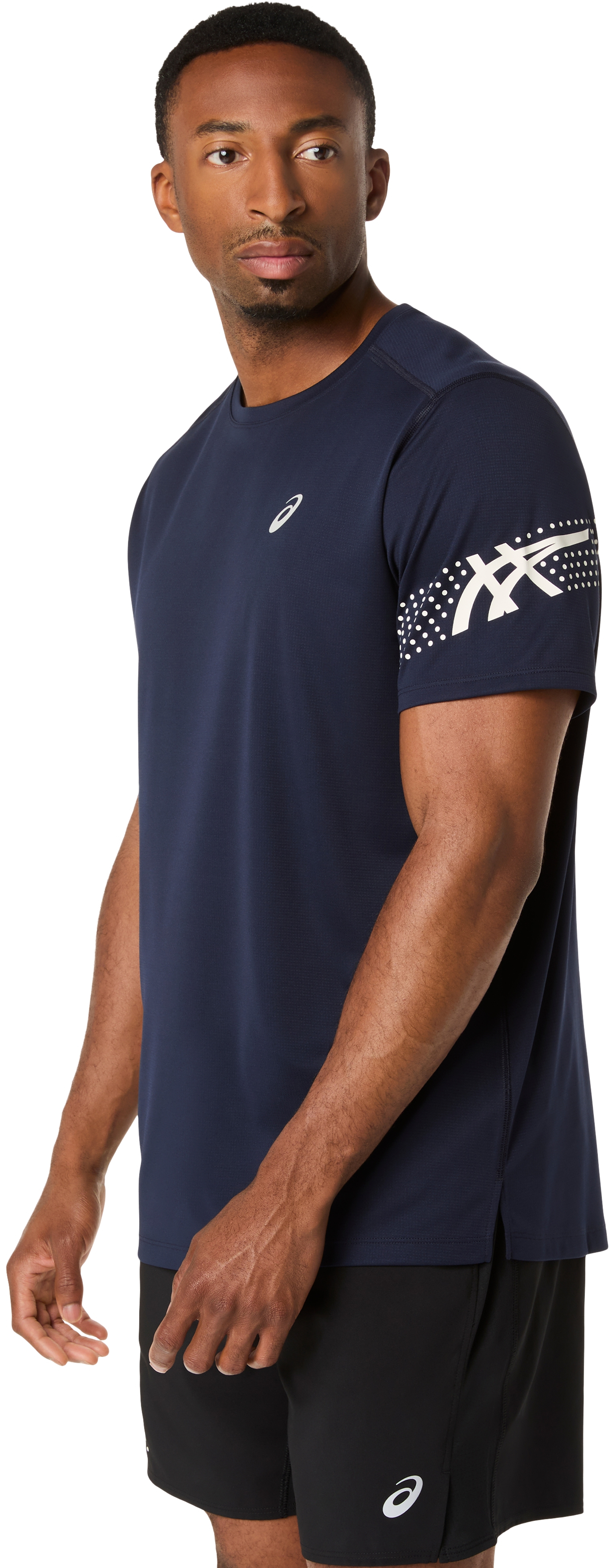 Футболка мужская Asics Icon Ss Top 2011D458-401 2XL темно-темно-синяя фото 3