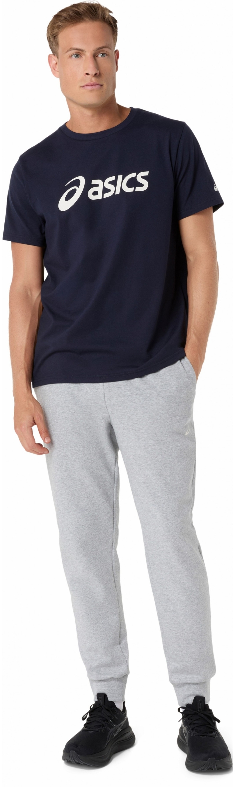 Спортивные штаны мужские Asics French Terry Pant 2031F447-021 L серые фото 