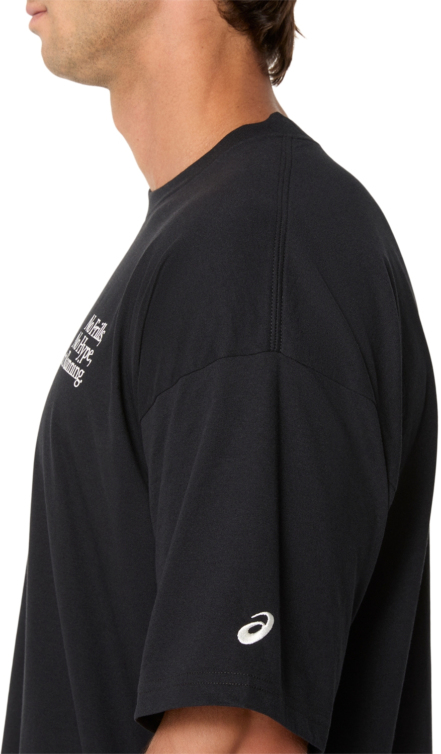 Футболка мужская Asics Runner Message Graphic Relaxed Tee 2031F321-002 XL черная фото 
