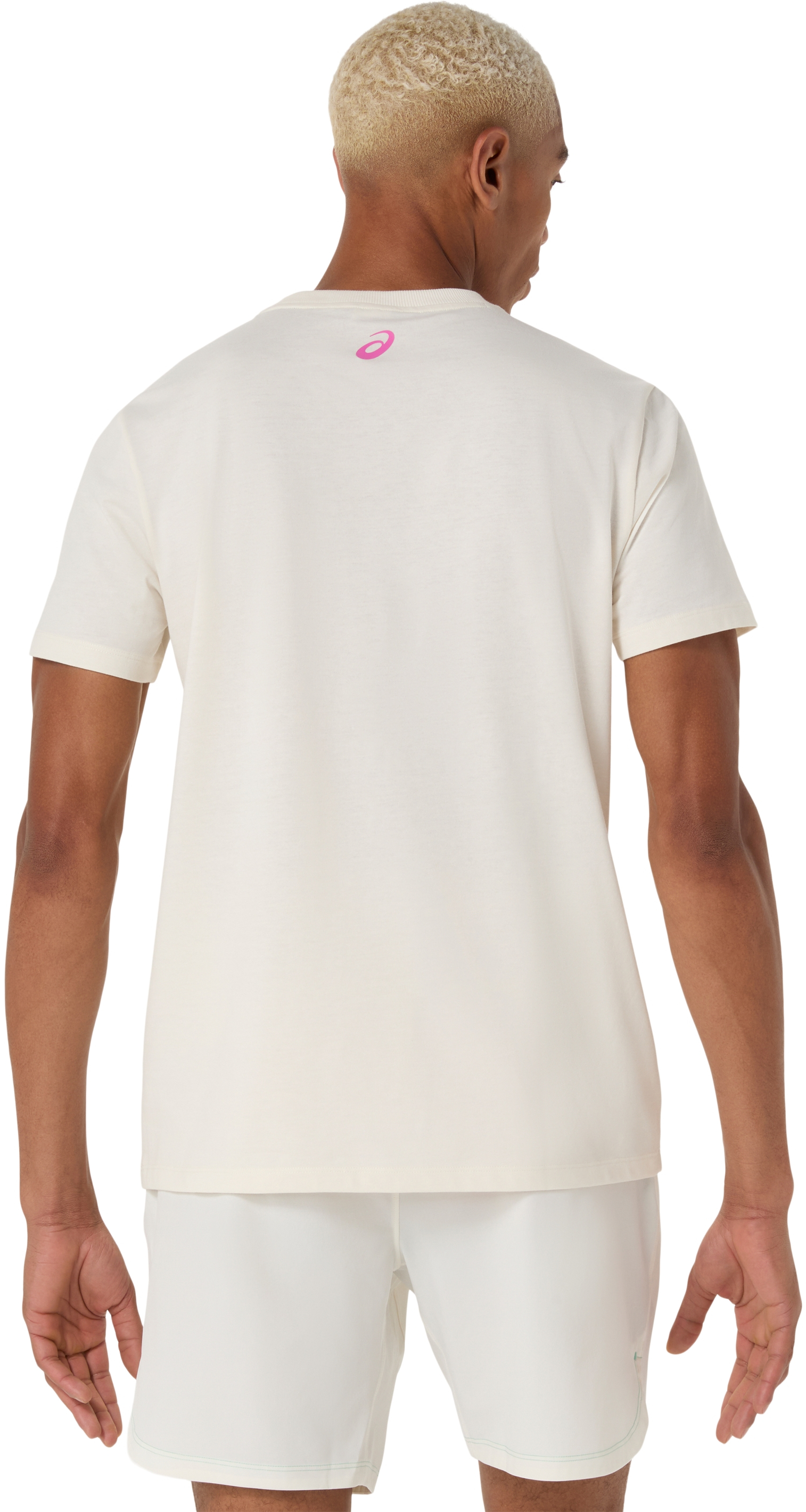 Футболка мужская Asics Court Core Graphic Tee 2041A355-100 L молочная фото 