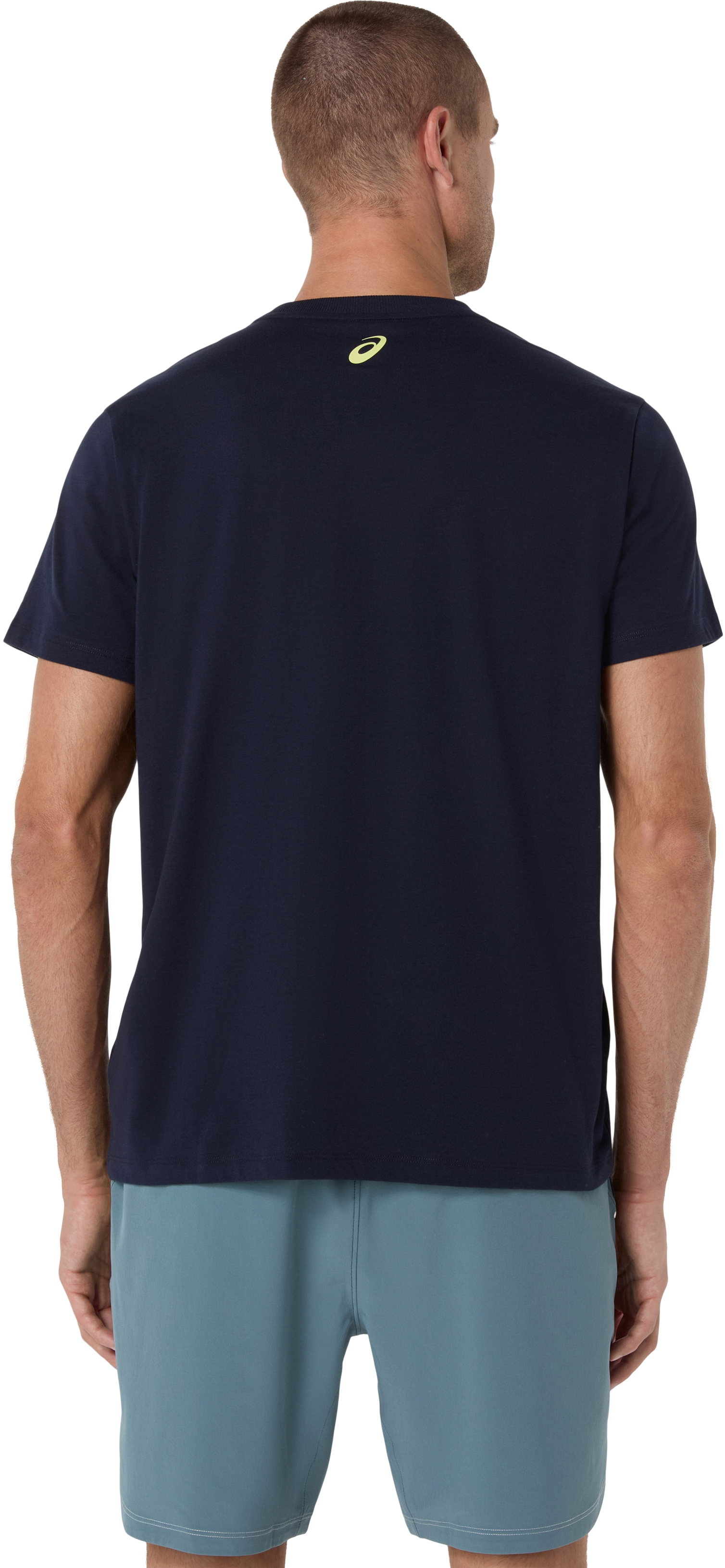 Футболка мужская Asics Court Core Graphic Tee 2041A355-401 XL синяя фото 