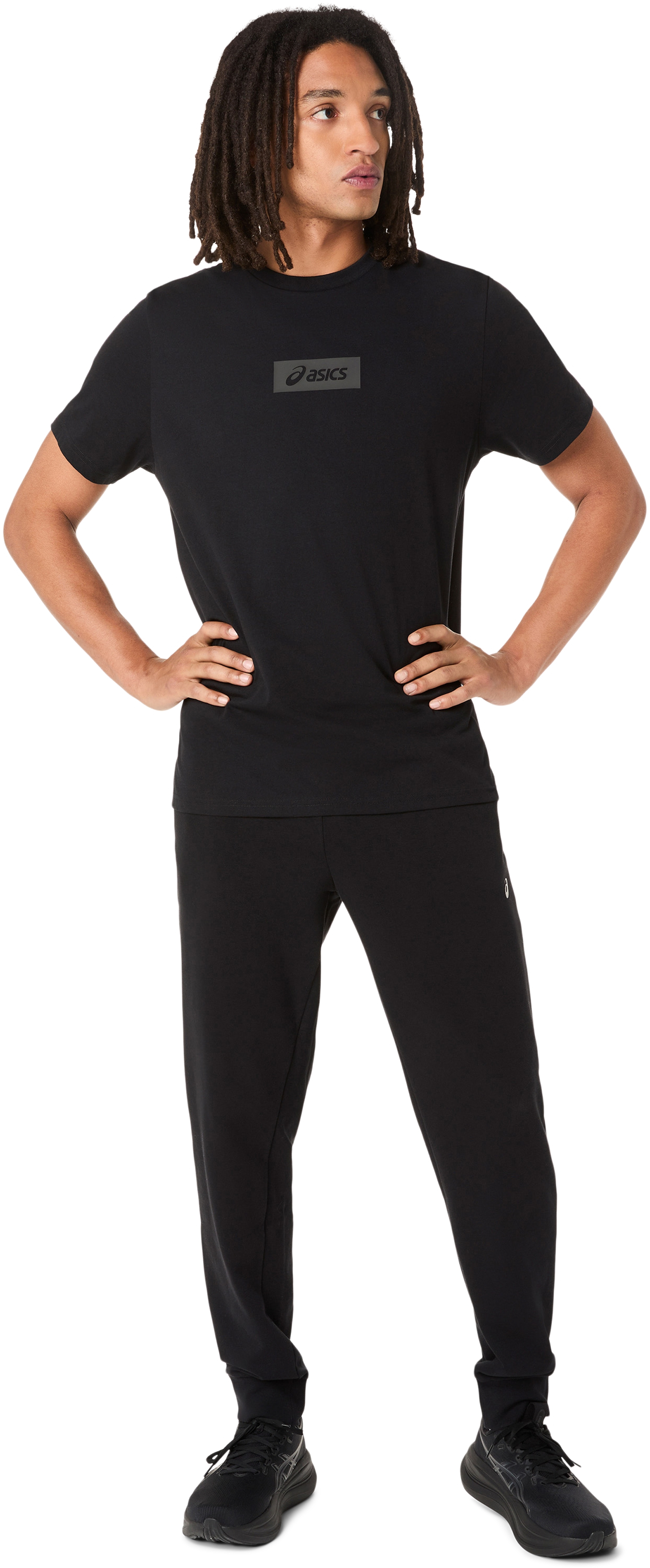 Футболка чоловіча Asics Chest Logo Tee 2031F333-001 L чорнафото5