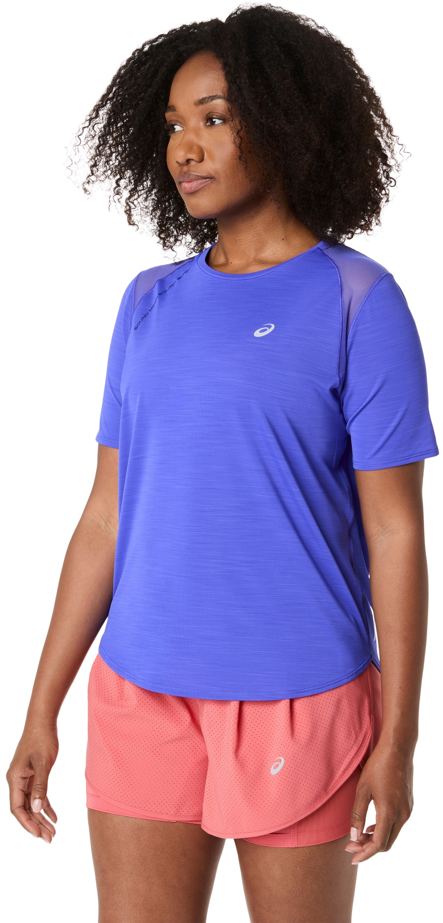 Футболка спортивная женская Asics Road Ss Top 2012D371-400 38 синяя фото 