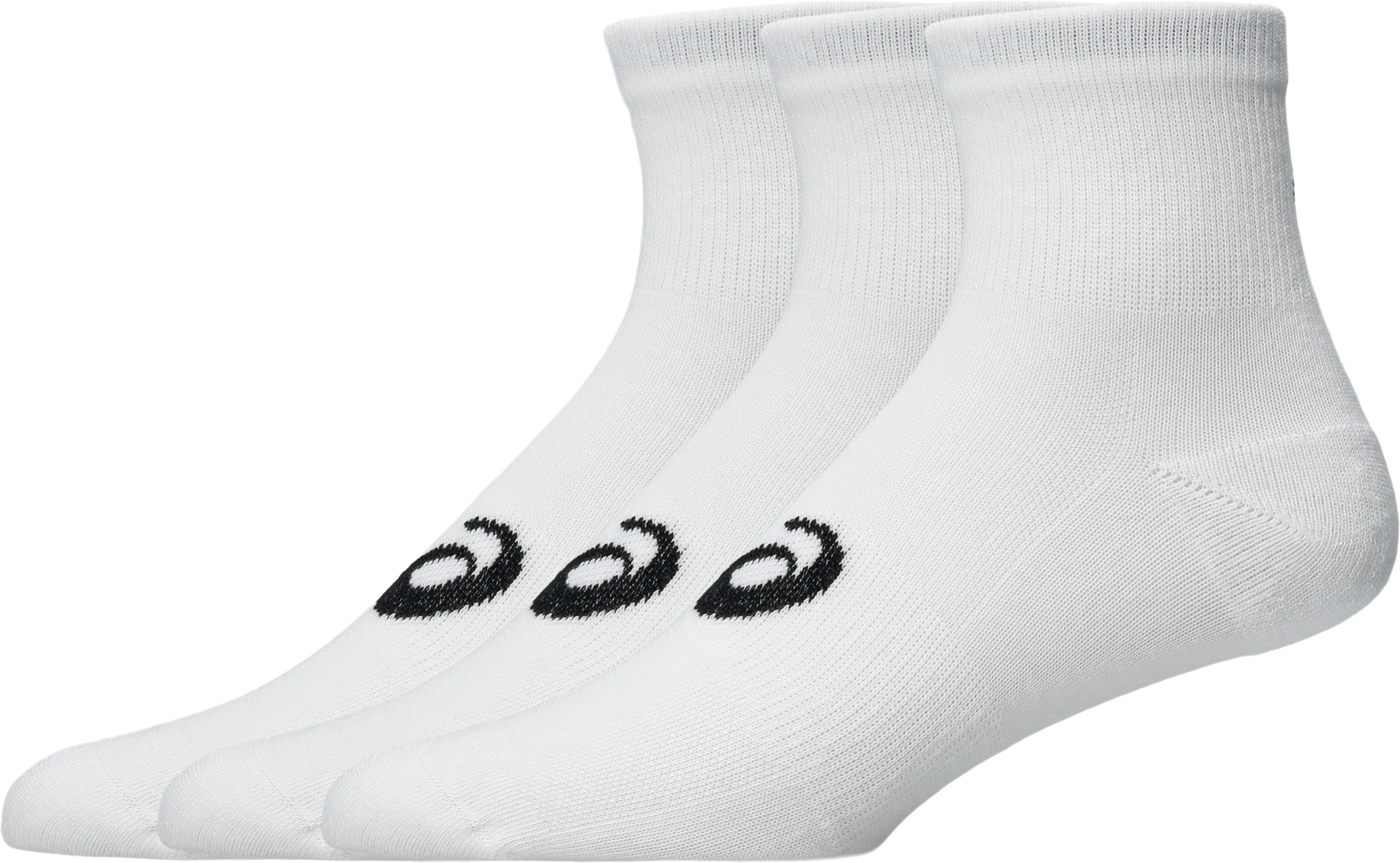 Носки короткие Asics 3 Pack Quarter Sock 3033C299-100 35-38 3 шт белые фото 