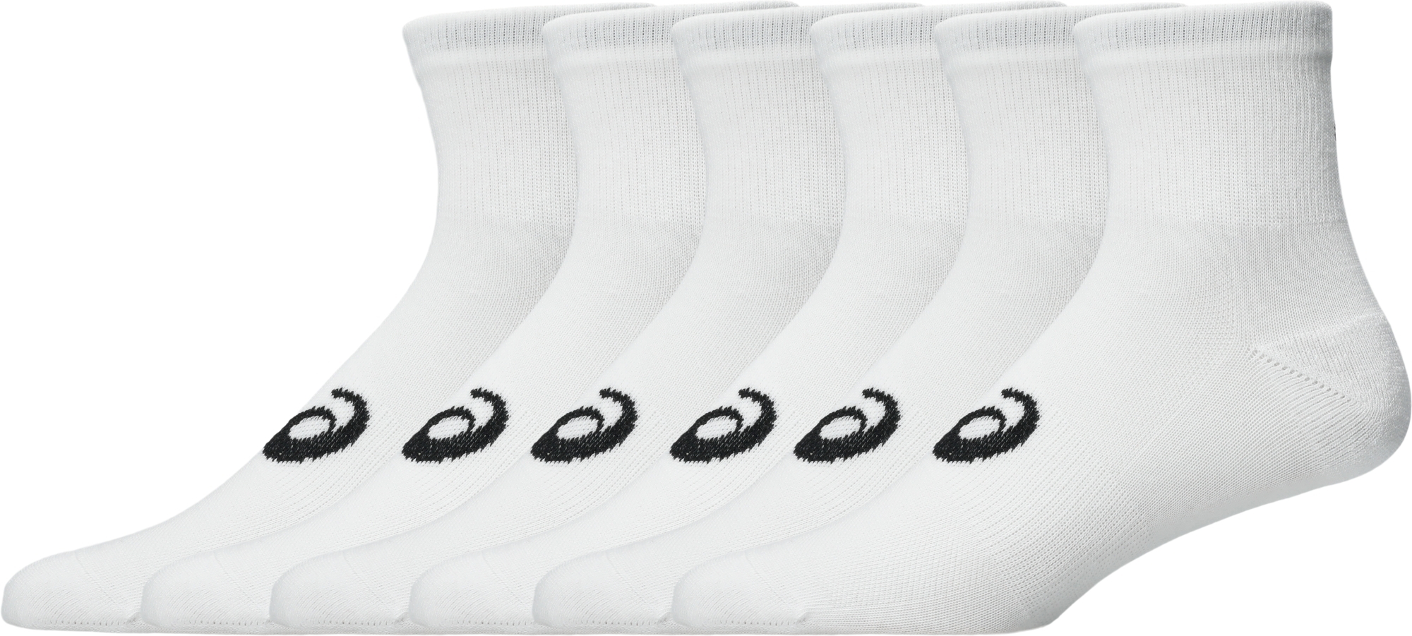 Носки короткие Asics 6 Pack Quarter Sock 3033C303-100 35-38 6 шт белые фото 