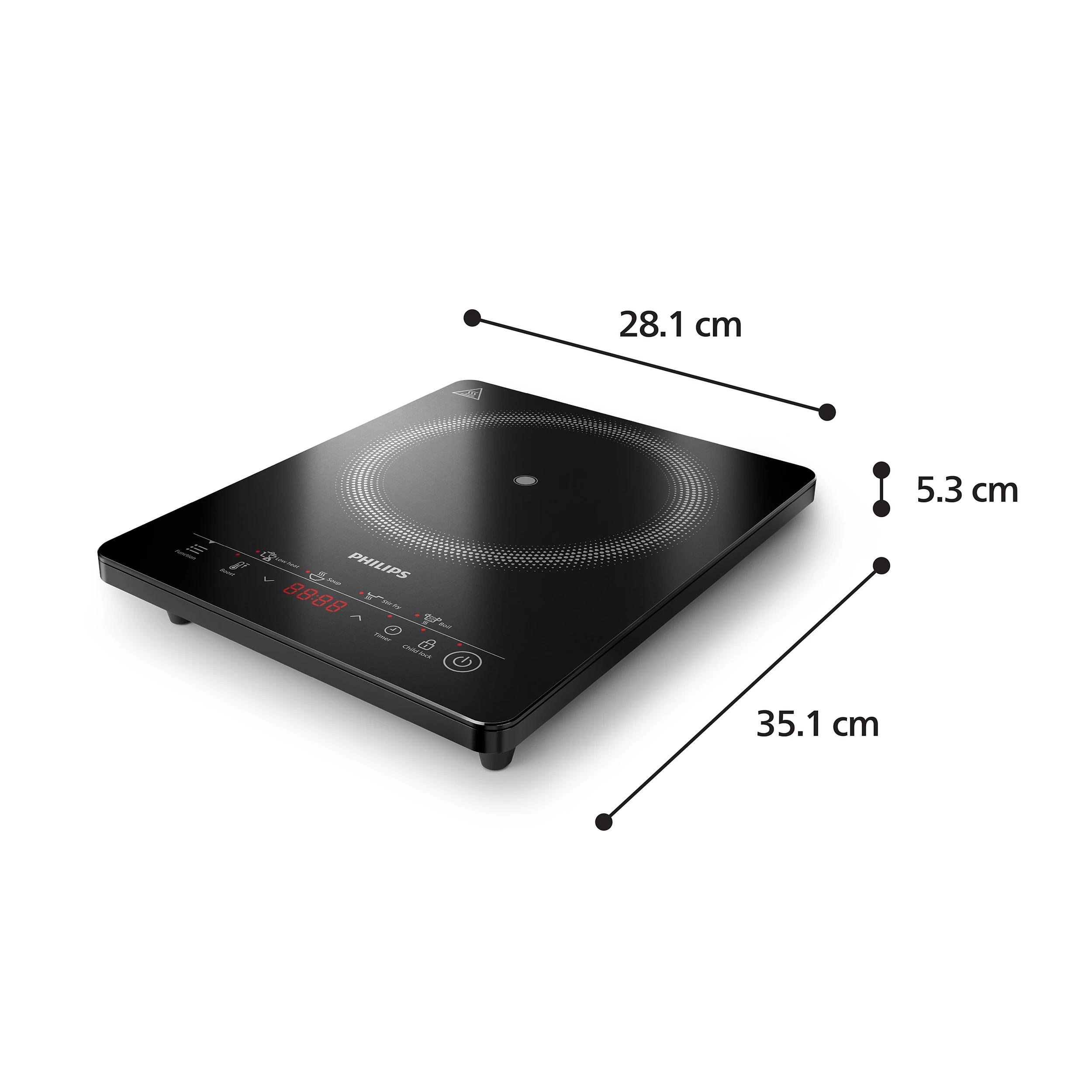 Настільна плита електрична Philips HD5830/90фото4