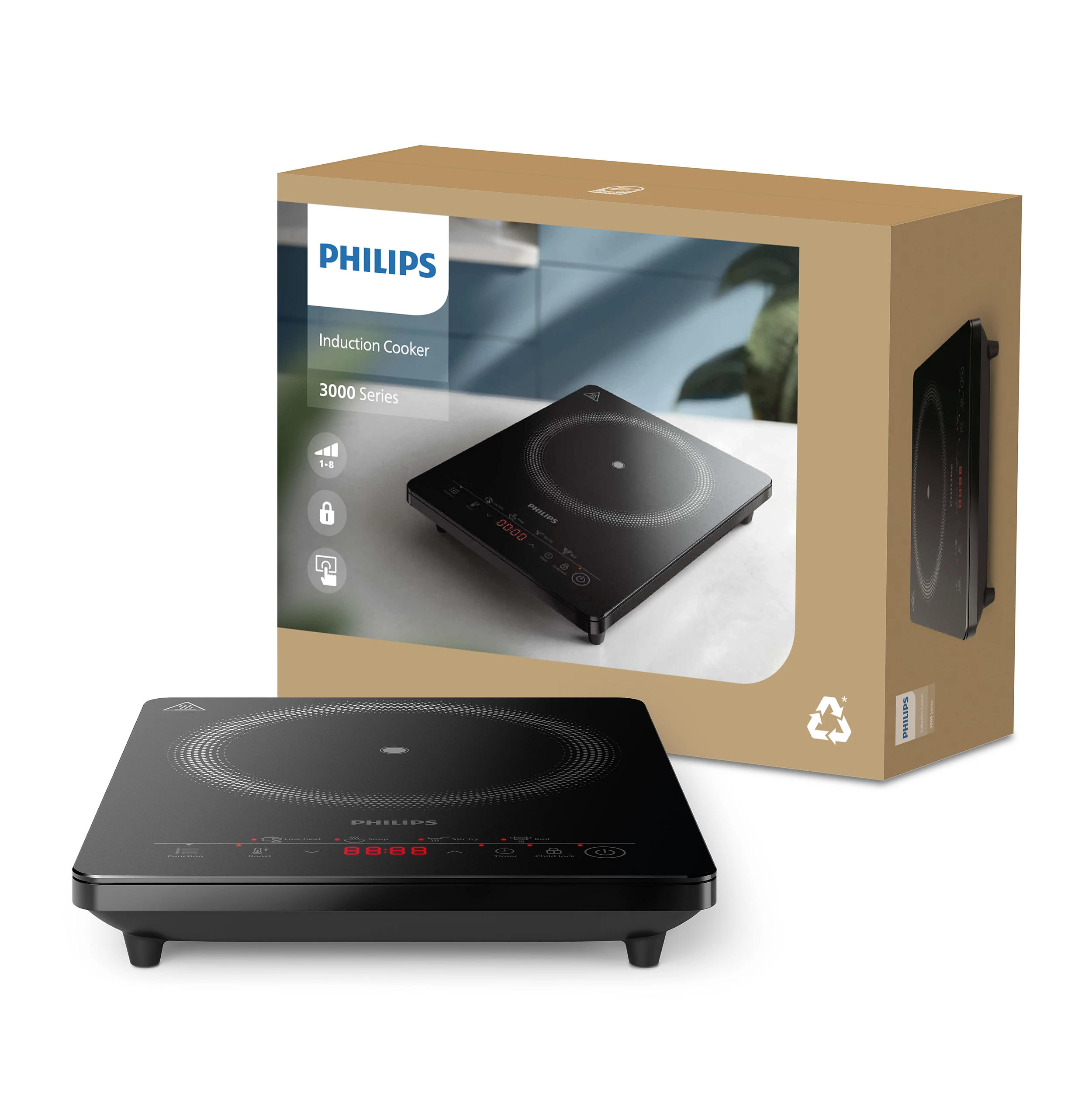 Настільна плита електрична Philips HD5830/90фото5