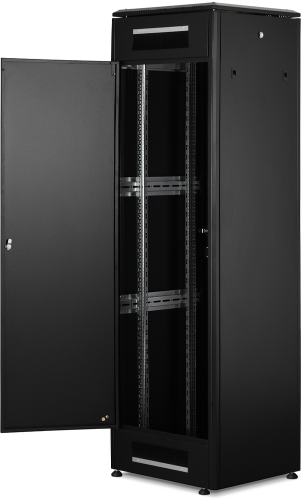Шафа DIGITUS 19", 42U, Network Unique 600x600 мм Black (DN-1942U-6/6-B-1)фото