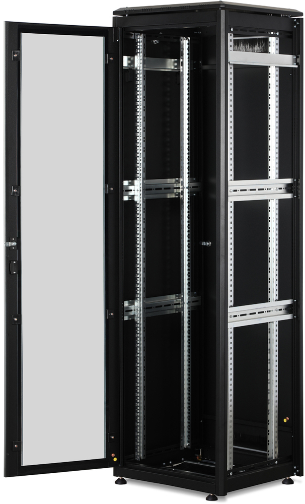 Шафа DIGITUS 19", 42U, Network Unique 600x600 мм Black (DN-1942U-6/6-B-1)фото