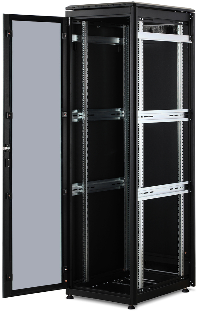 Шафа DIGITUS 19", 42U, Network Unique 600x800 мм Black (DN-1942U-6/8-B-1)фото