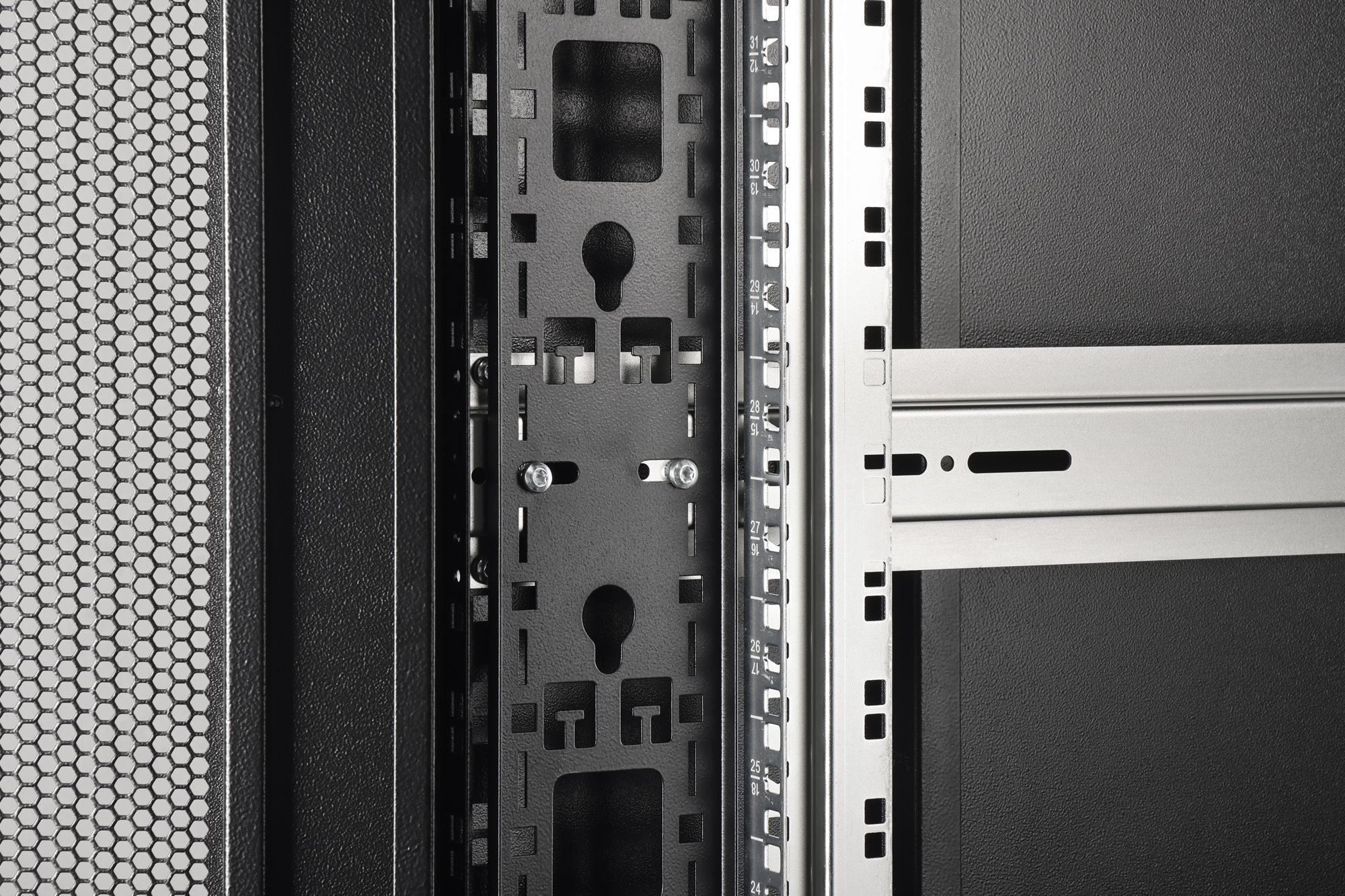 Шафа DIGITUS 19", 42U, Unique Server-N 600x1000 мм Black (DN-31302-B)фото8