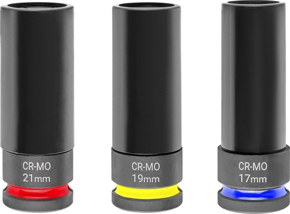 Набор ударных торцевых головок Einhell 80мм 1/2" 3шт (109263) фото 5