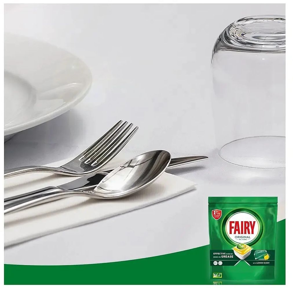 Капсули для посудомийних машин Fairy Original All-in-1 Лимон 71 штфото