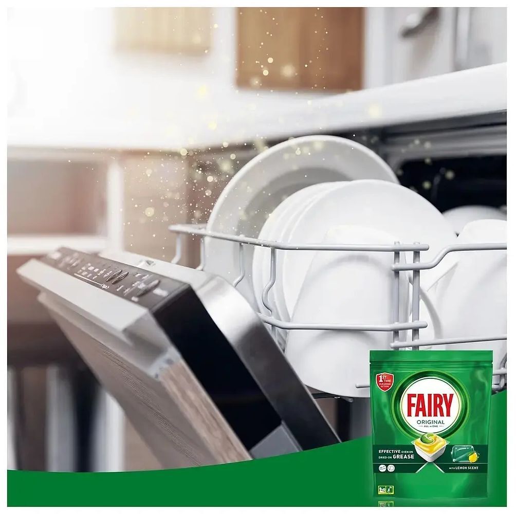Капсули для посудомийних машин Fairy Original All-in-1 Лимон 71 штфото