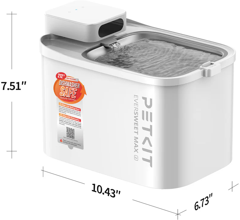 Поїлка Petkit Eversweet Max 2 White P4116 UVCфото