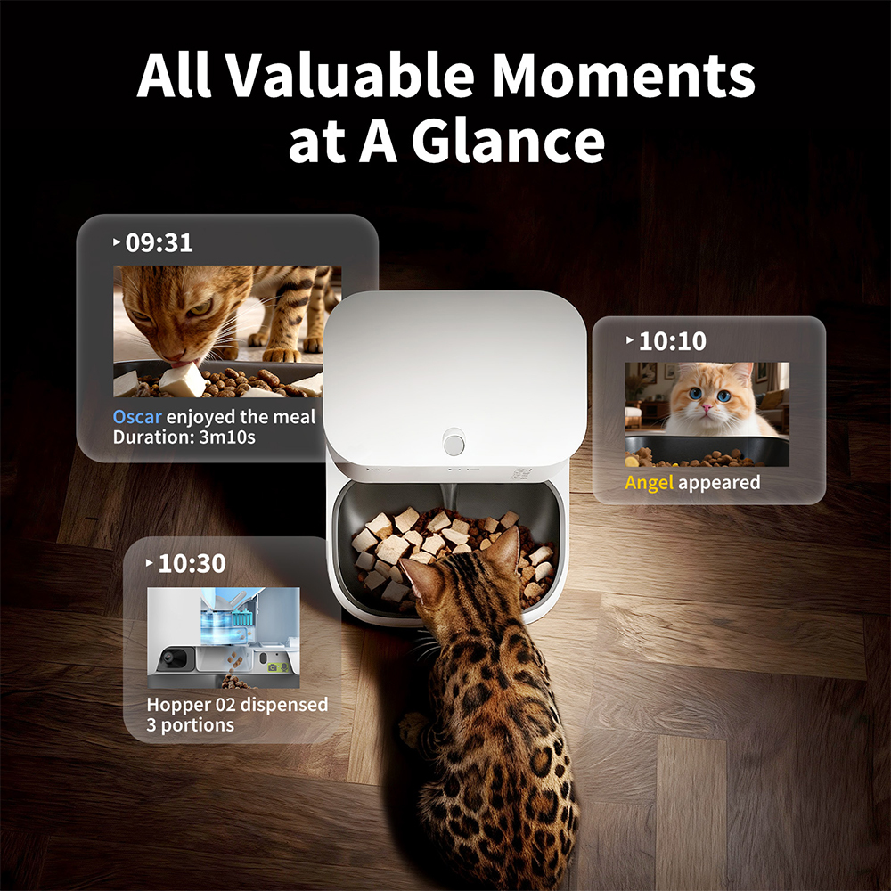 Смарт годівниця Petkit Yumshare Dual-Hopper 2 with Cam P592фото