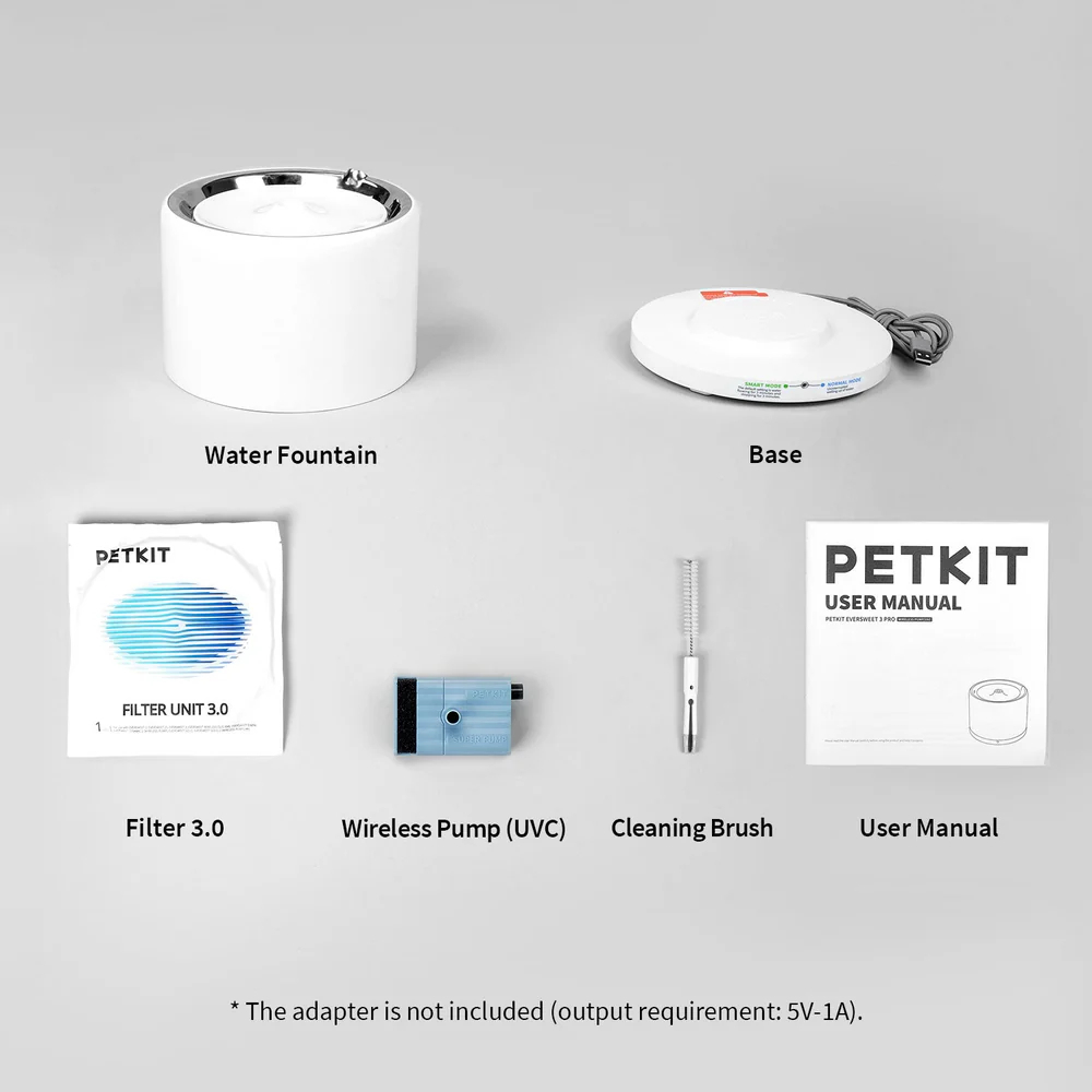 Поїлка Petkit Eversweet 3 Pro Water Fountain White P4108 UVCфото